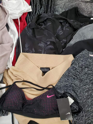 Women's Clothing Wholesale Lot Calvin Klein, NIKE, Free People, DANIELLE BERNSTEIN, Alfani, INC, IDEOLOGY and more, 24 Units, Shelf Pulls, MSRP $1,541.50
