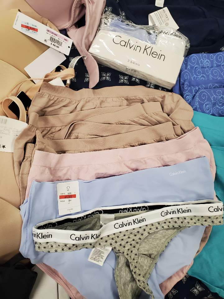 Women's Intimate & Sleepwear Wholesale Lot Calvin Klein, SCULPTRESS, WACOAL , Bali, Charters Club, INC, FLEXEES, CHARTER CLUB  and more, 48 Units, Customer Returns, MSRP $1,626.20