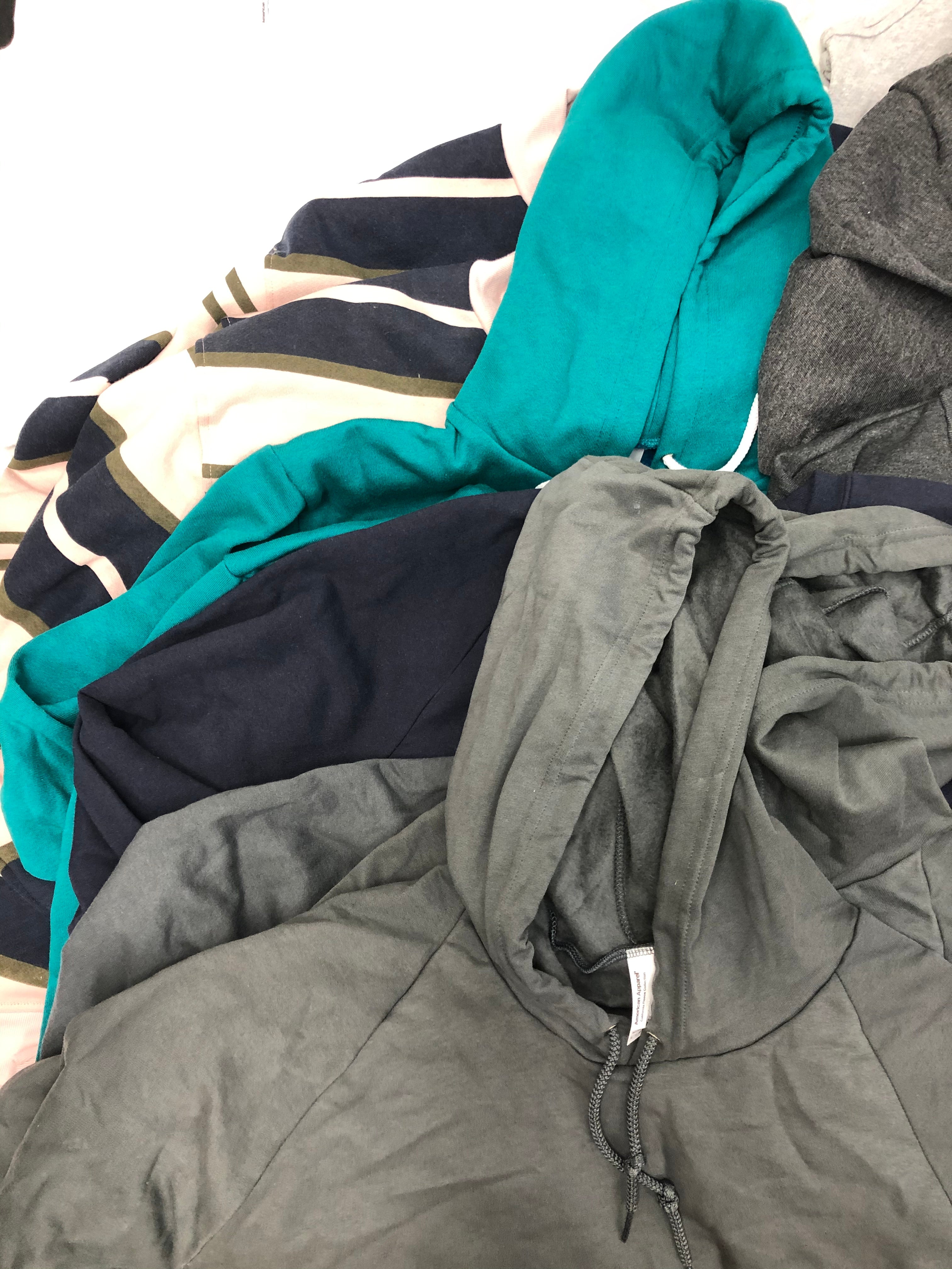 Men's Clothing Top Wholesale Lot, American Apparel Only, 23 Units, Shelf Pulls, MSRP $696