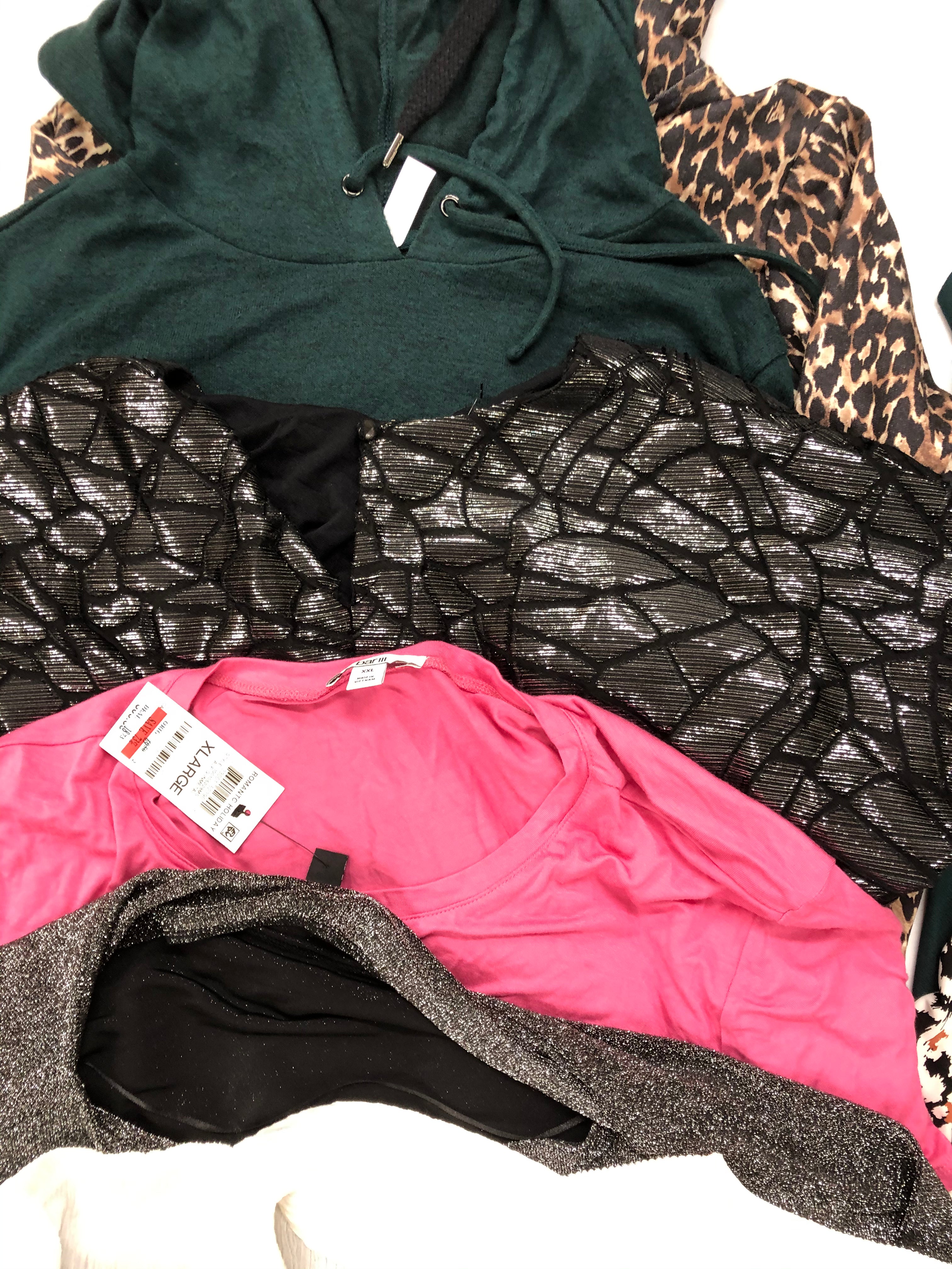 Women's Clothing Wholesale Lot LAUREN RALPH LAUREN, MICHAEL KORS, DKNY, GUESS, American Apparel, 32 DEGREES, ALFANI, IDEOLOGY and more, 23 Units, Shelf Pulls, MSRP $1,499.50