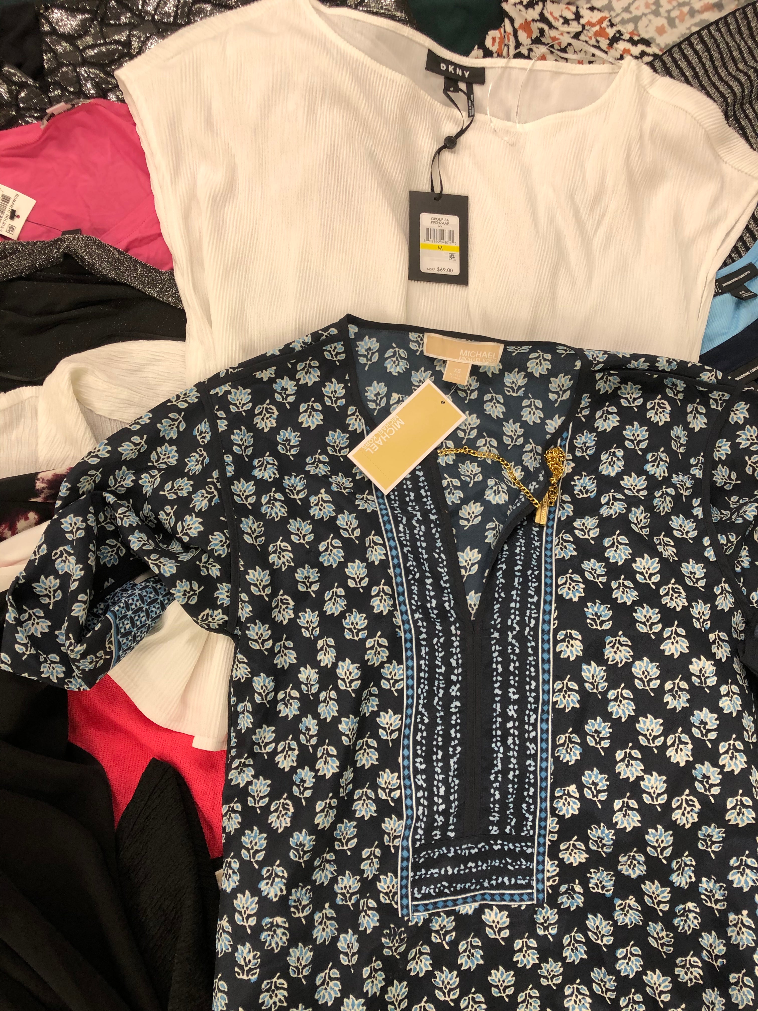 Women's Clothing Wholesale Lot LAUREN RALPH LAUREN, MICHAEL KORS, DKNY, GUESS, American Apparel, 32 DEGREES, ALFANI, IDEOLOGY and more, 23 Units, Shelf Pulls, MSRP $1,499.50