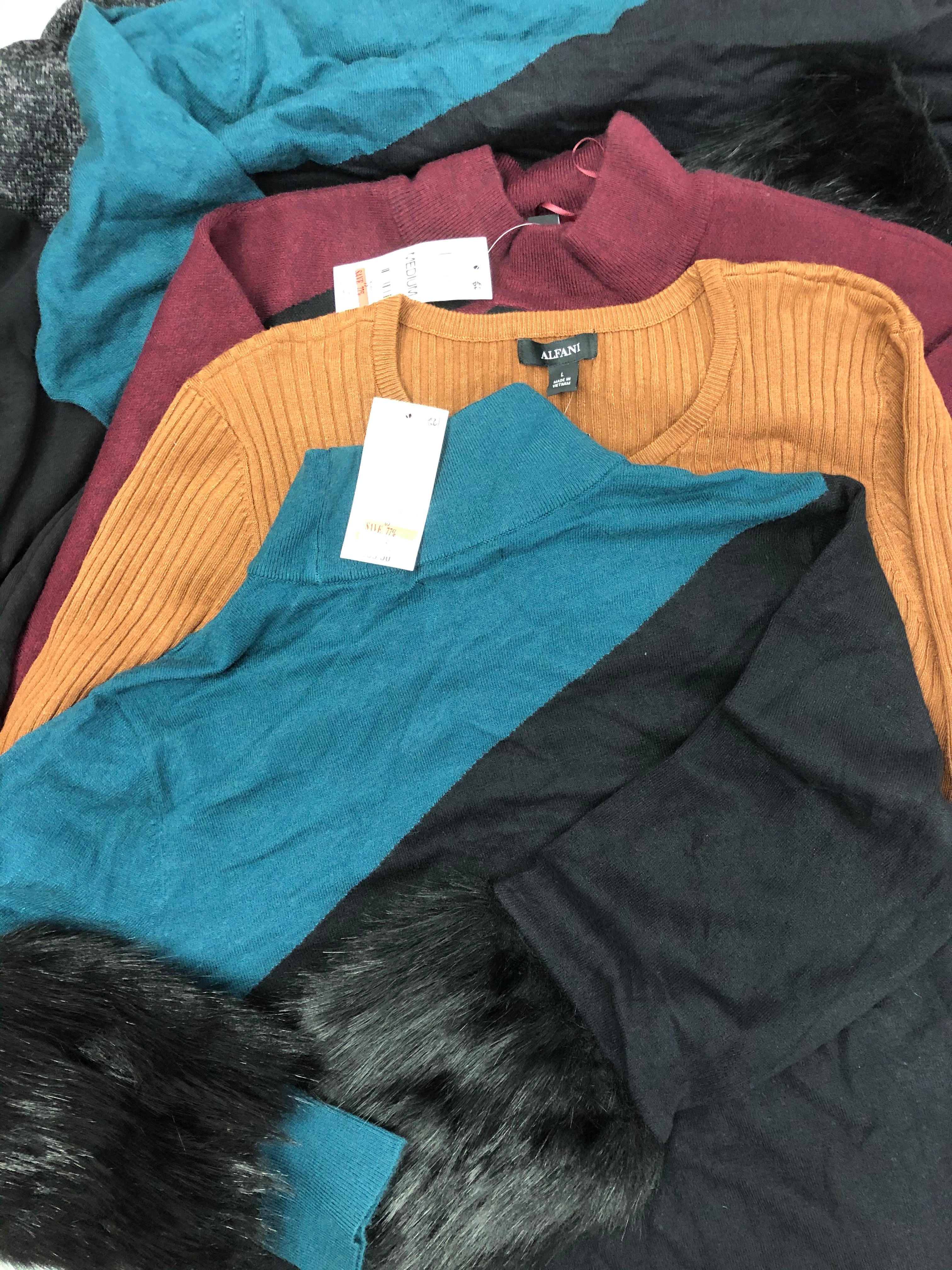 Women's Clothing Top Wholesale Lot, Alfani, Ideology and INC 11 Units, Shelf Pulls, MSRP $764.50
