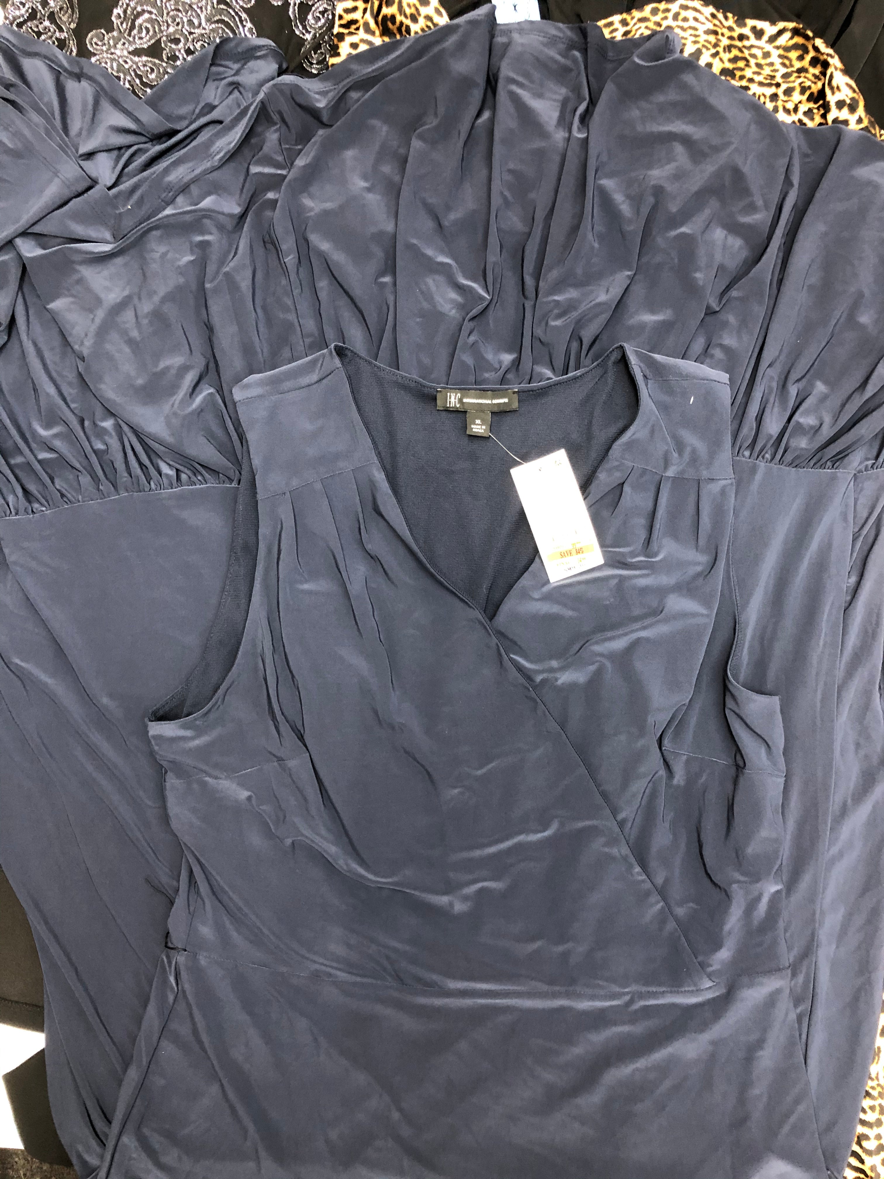 Women's Clothing Dress Wholesale Lot, CECE, Emerald Sundae, SPEECHLESS, and INC, 8 Units, Shelf Pulls, MSRP $774.50