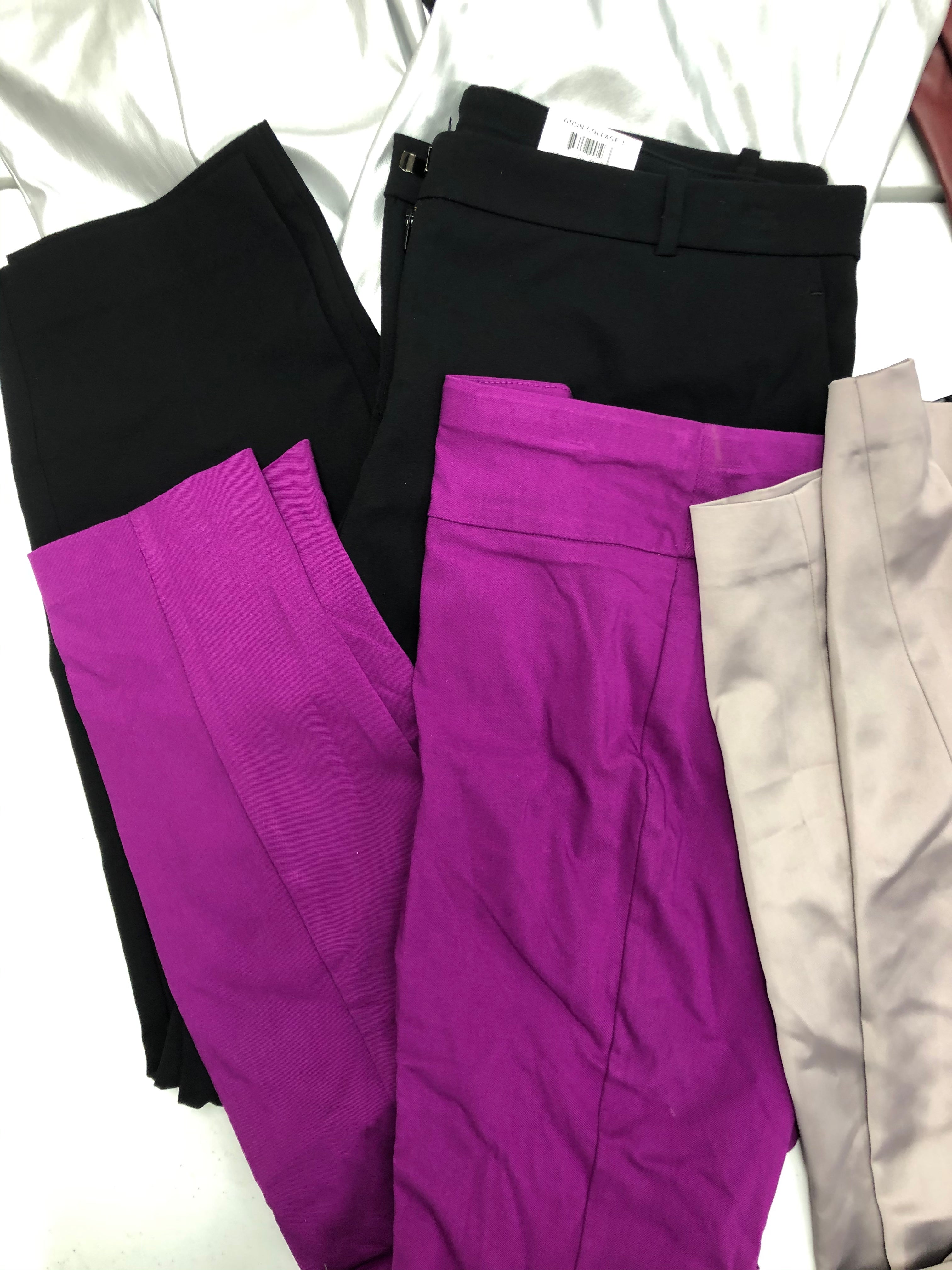 Women's Clothing Pants Wholesale Lot, Vince Camuto, Style & Co, ALFANI, Bar III and more, 12 Units, Shelf Pulls, MSRP $798.48