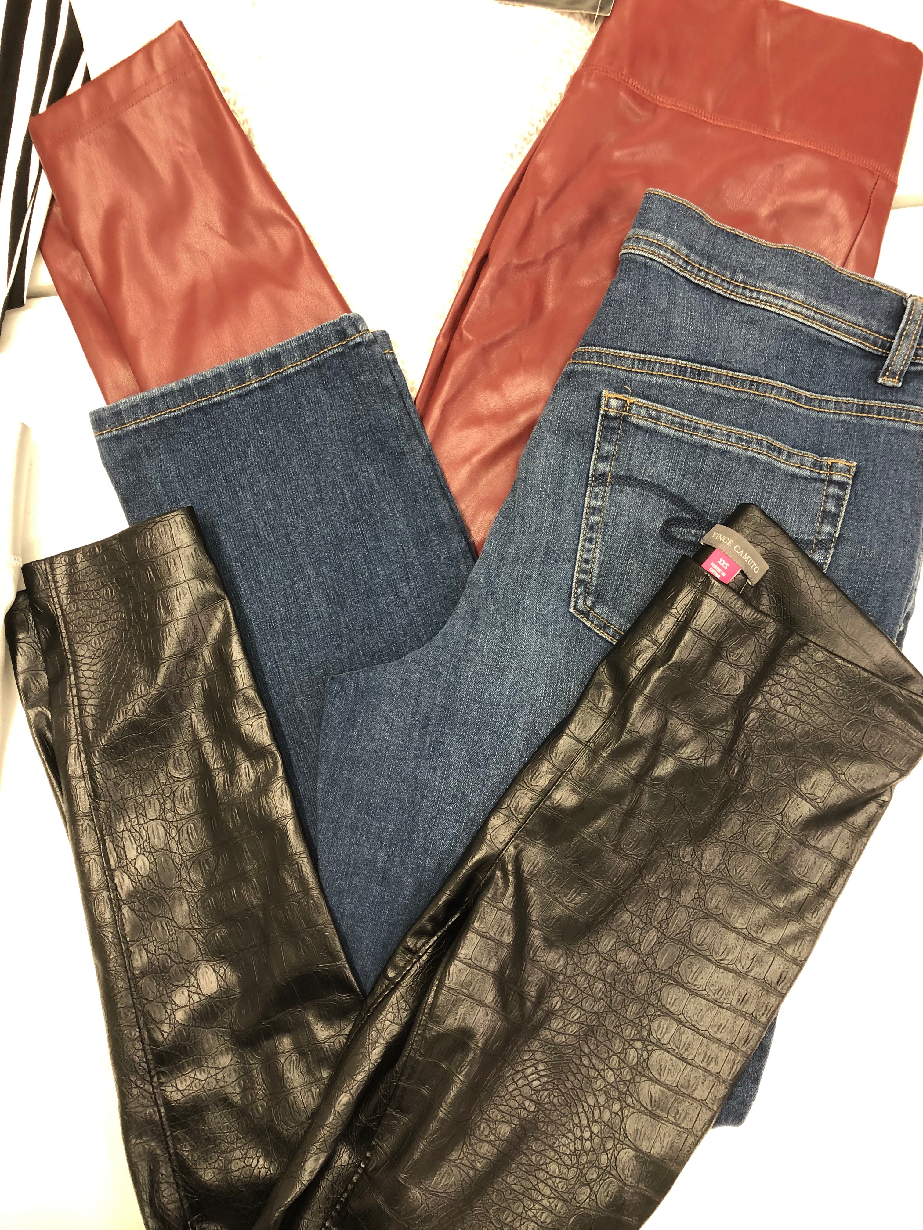 Women's Clothing Pants Wholesale Lot, Vince Camuto, Style & Co, ALFANI, Bar III and more, 12 Units, Shelf Pulls, MSRP $798.48