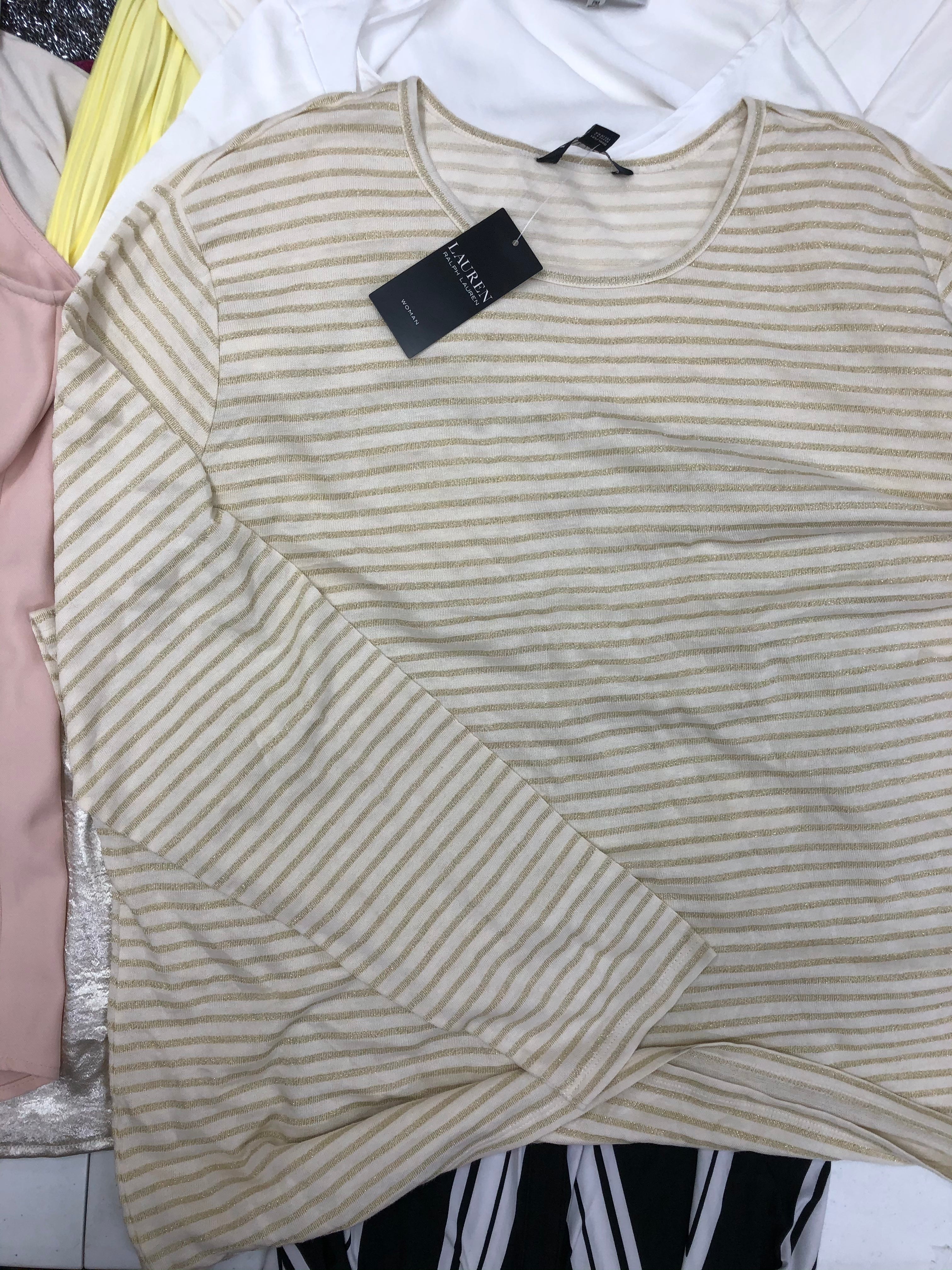 Women's Clothing Top Wholesale Lot, Polo Ralph Lauren, Calvin Klein, Alfani, City Studio and more, 11 Units, Shelf Pulls, MSRP $812
