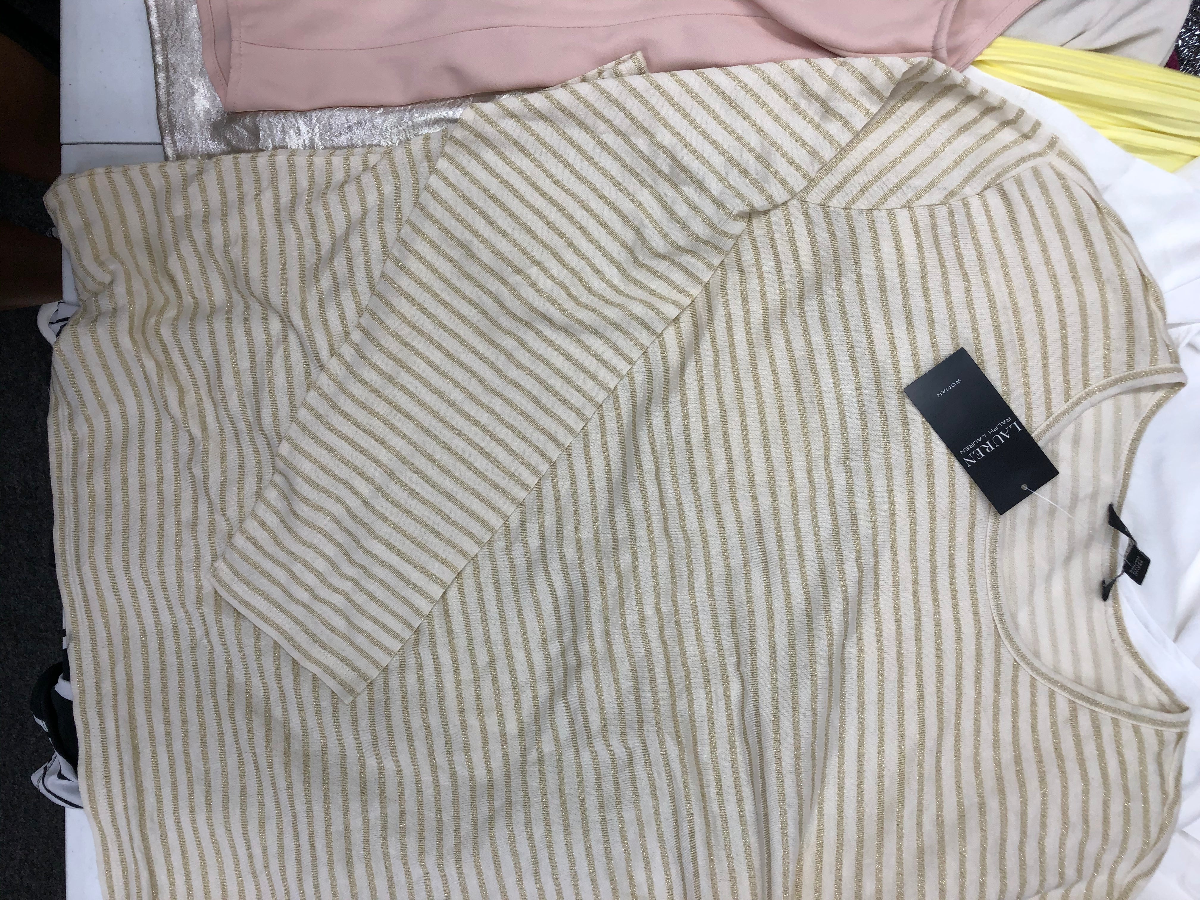 Women's Clothing Top Wholesale Lot, Polo Ralph Lauren, Calvin Klein, Alfani, City Studio and more, 11 Units, Shelf Pulls, MSRP $812