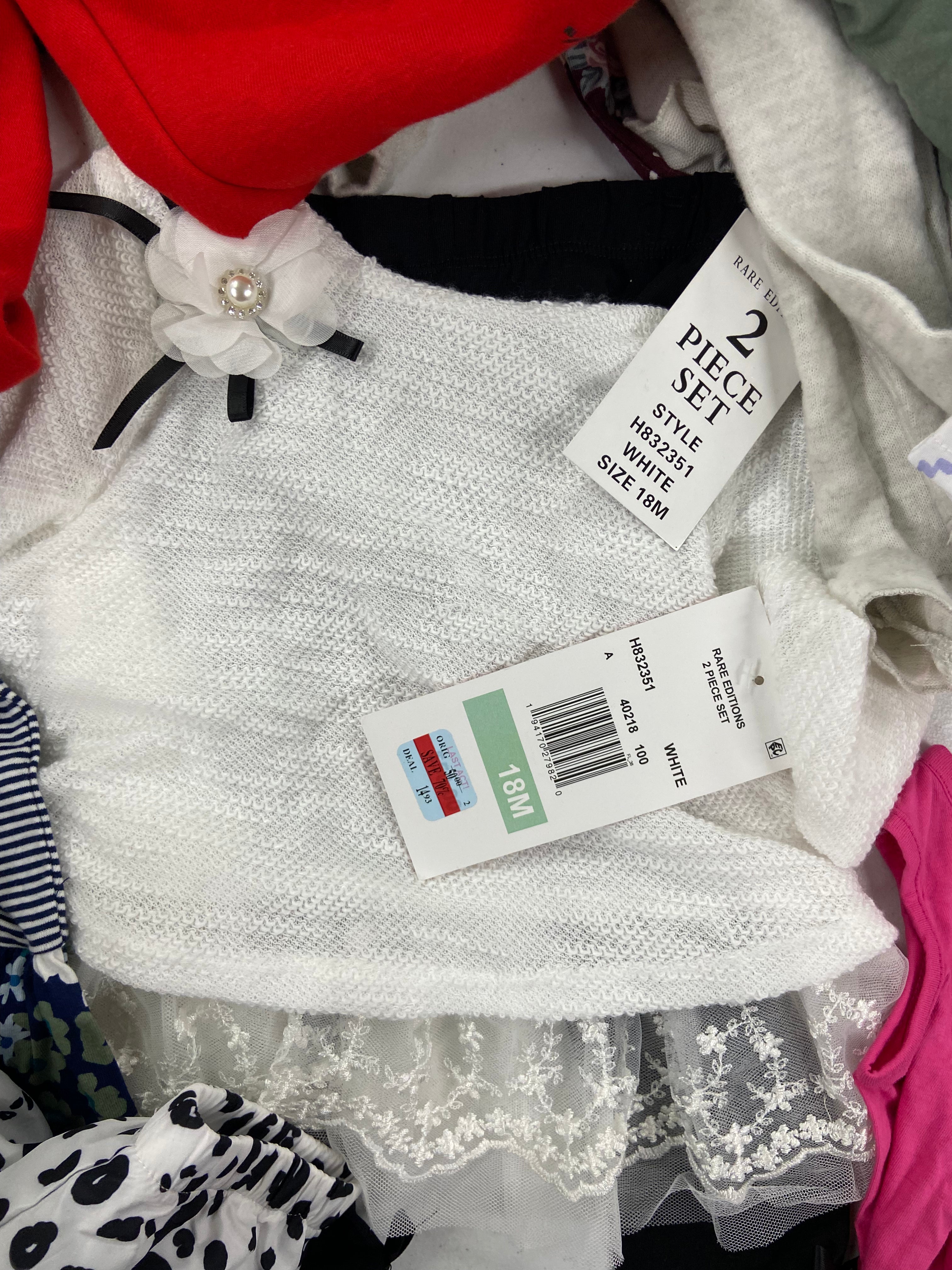 Kid's / Baby's Clothing Assorted Wholesale Lot, NIKE, POLO RALPH LAUREN, KIDS HEADQUARTERS, CARTER'S, RARE EDITIONS, CHAMPION and more, 29 items, Shelf Pulls, MSRP