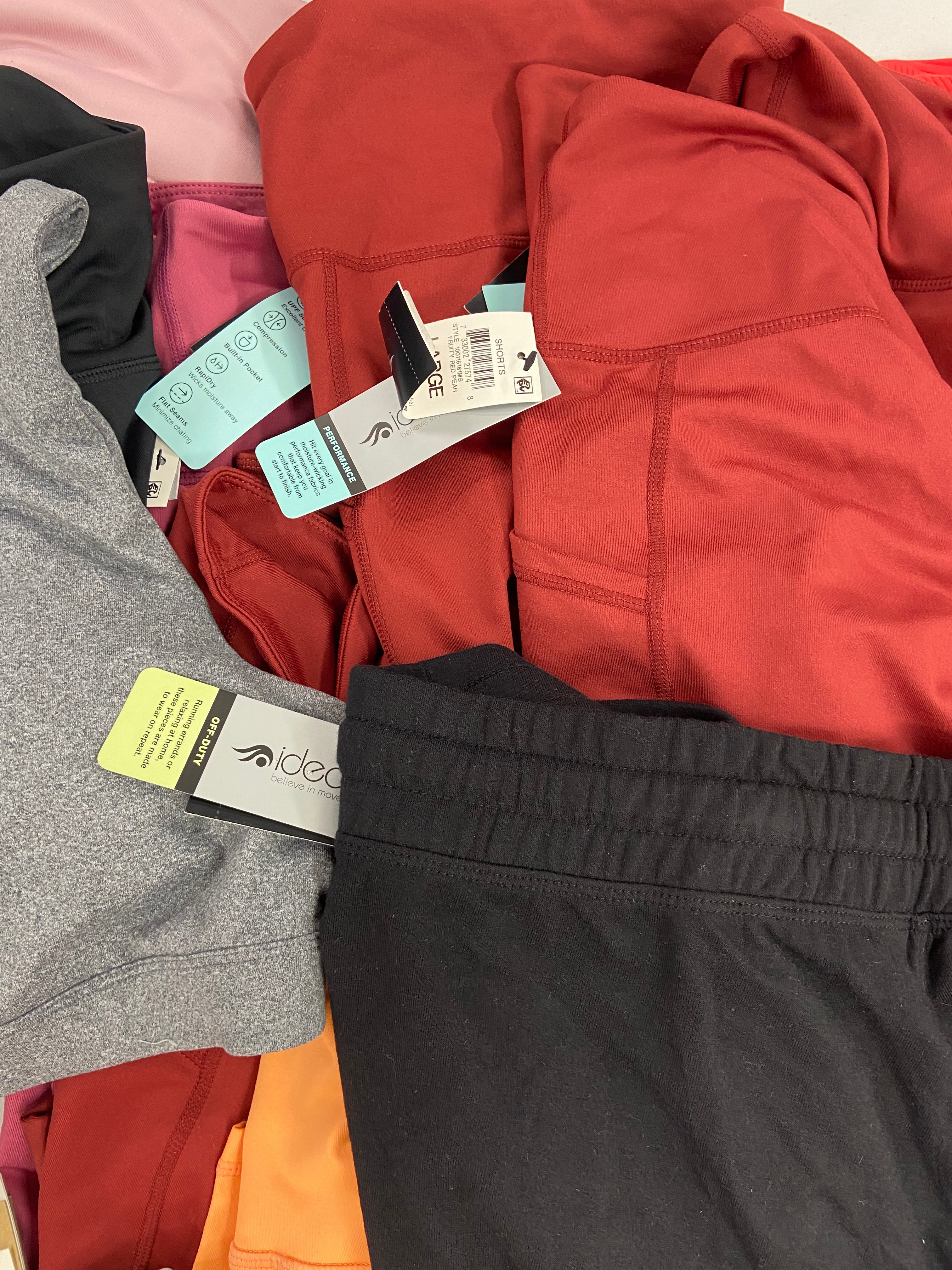 Women's Clothing Activewear Wholesale Lot, UNDER ARMOUR, ADIDAS, DKNY, CALVIN KLEIN and more, 38 items, Shelf Pulls, MSRP $1,051