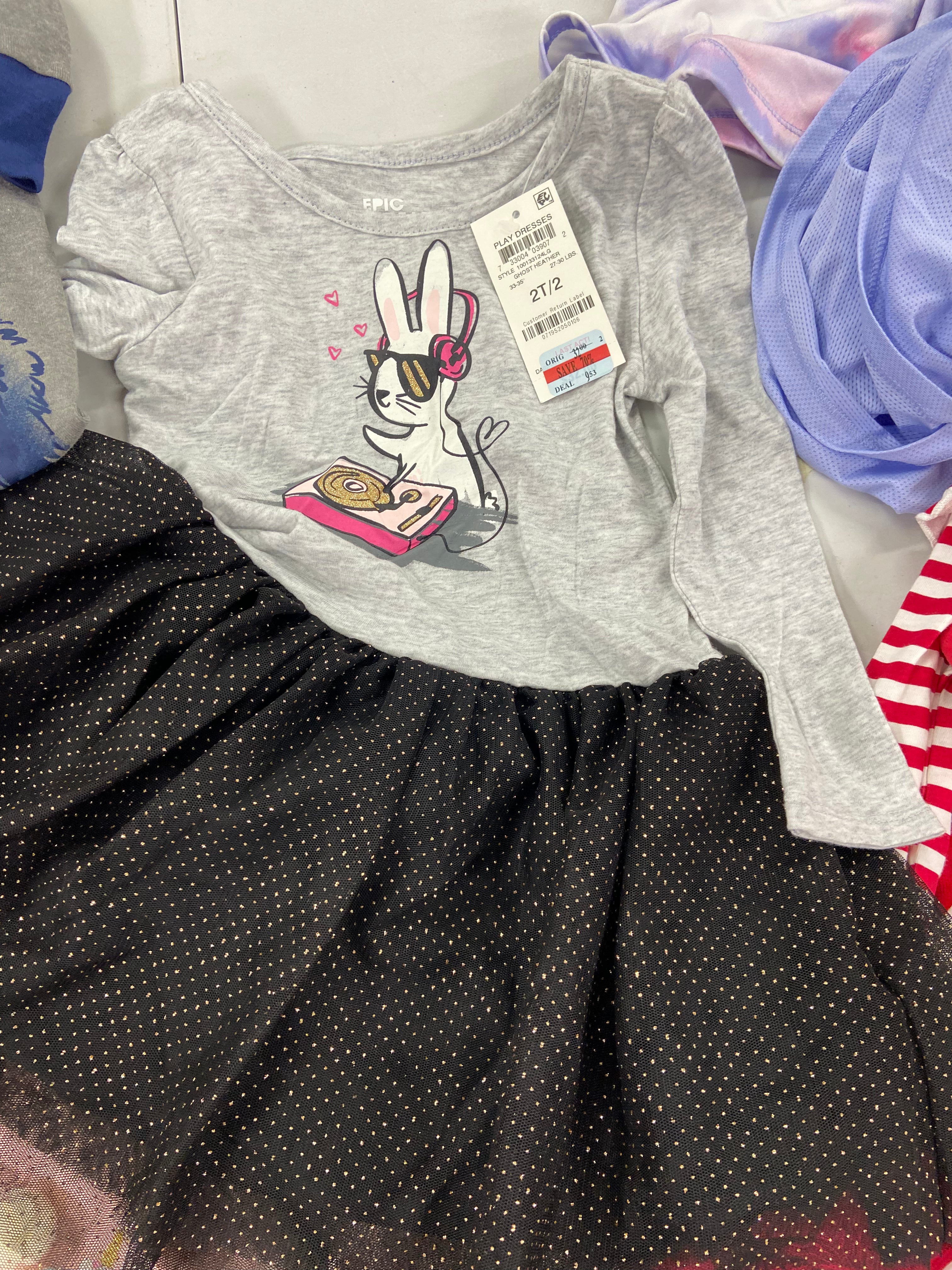 Kid's Clothing Assorted Wholesale Lot, DISNEY, NAUTICA, KIDS HEADQUARTERS, CHAMPION, CARTER'S and more, 28 items, Shelf Pulls, MSRP $621