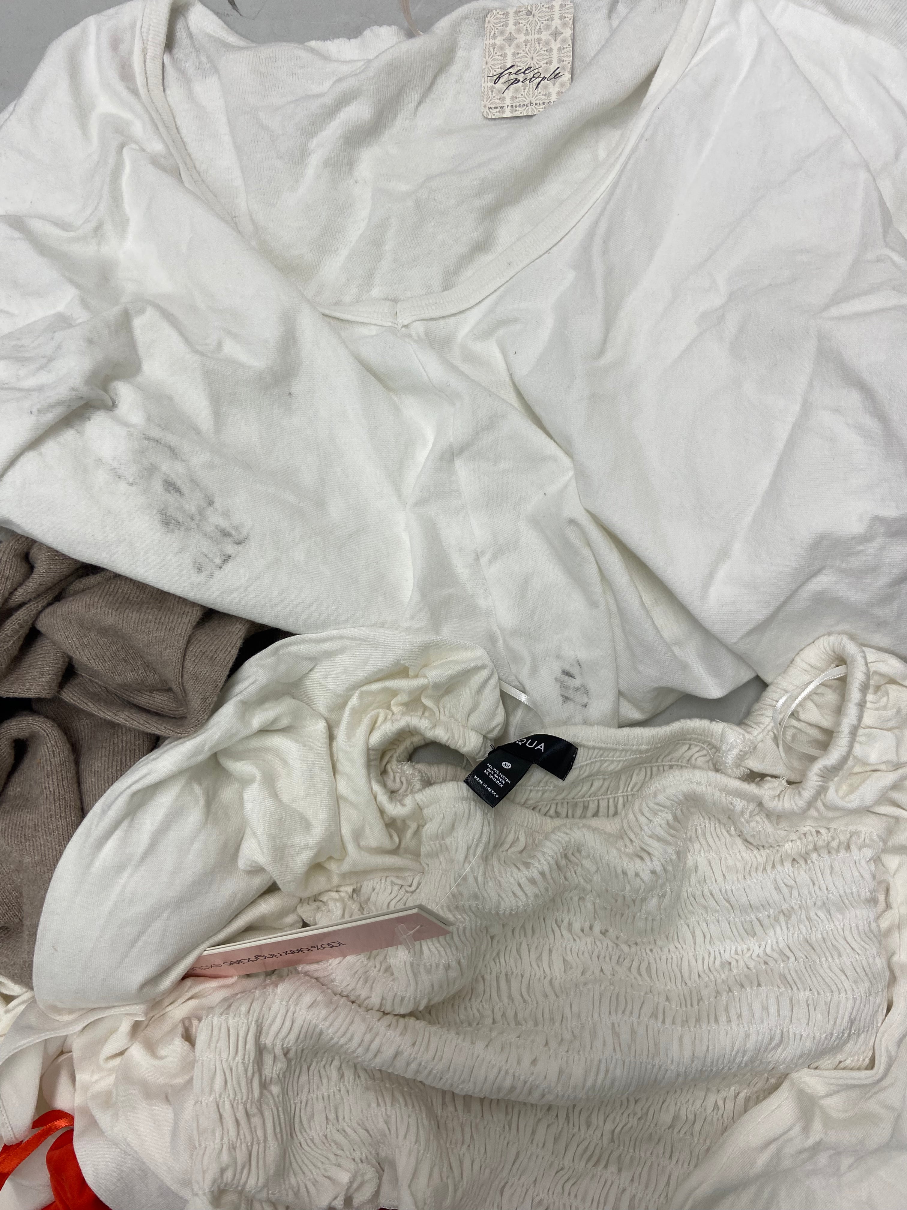 Women's Clothings Tops, Wholesale Lot, POLO RALPH LAUREN, FREE PEOPLE, SPLENDID, CALVIN KLEIN, 1 STATE, FELINA, HILARY RADLEY and more, 18 items, CUSTOMER RETURNS