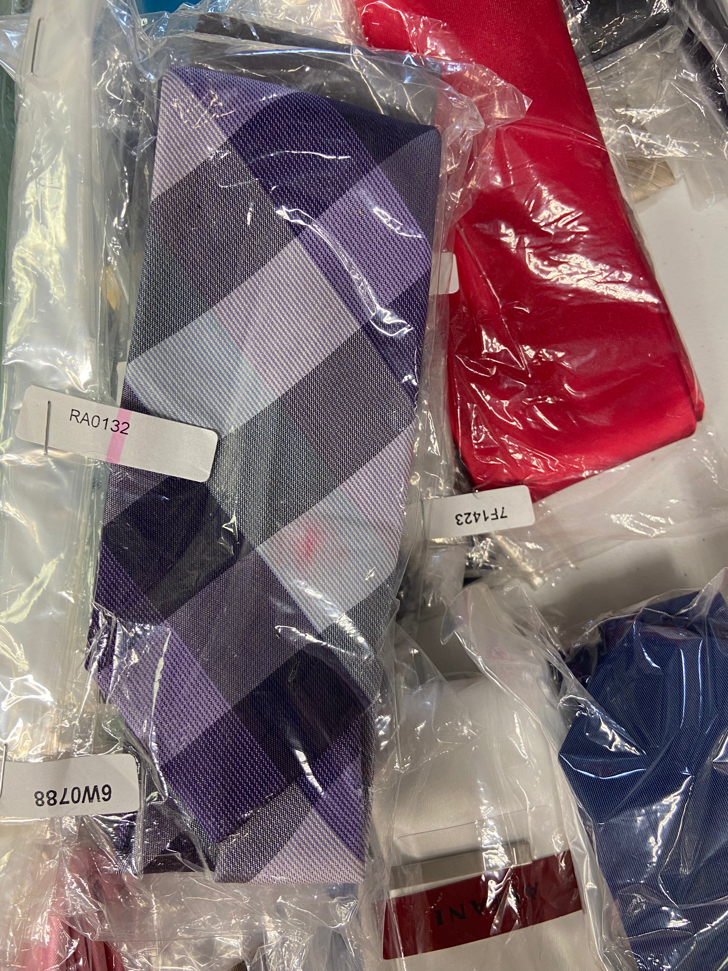 Men's Neckties Wholesale Lot, NAUTICA, TOMMY HILFIGER, MICHAEL KORS, KENNETH COLE, RYAN SEACREST, CALVIN KLEIN, and more, 108 items, CUSTOMER RETURNS