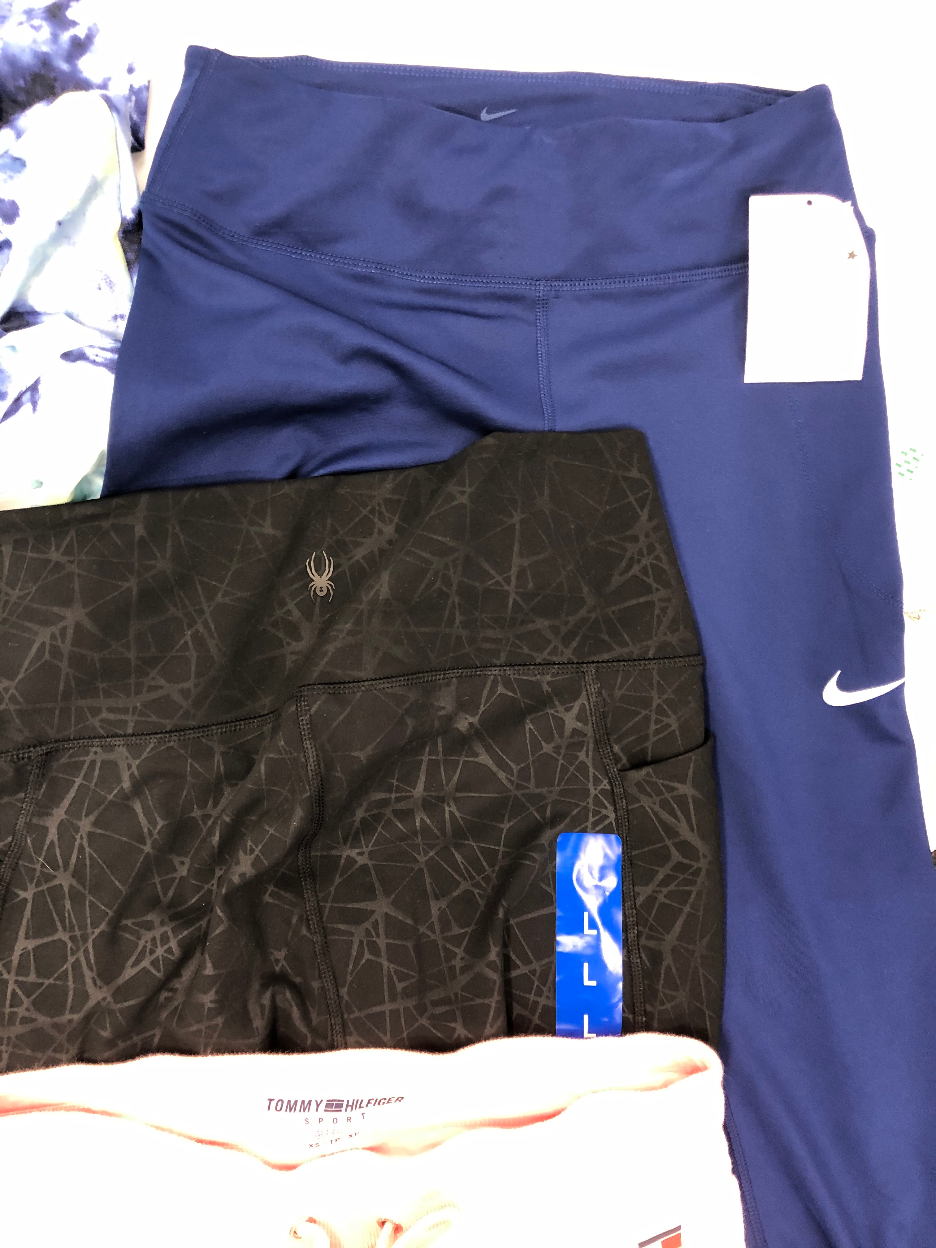 Women's Clothing Activewear and others Wholesale Lot, ADIDAS, NIKE, CALVIN KLEIN, TOMMY HILFIGER, ASICS, IDEOLOGY and more, 23 items, Shelf Pulls, MSRP $796