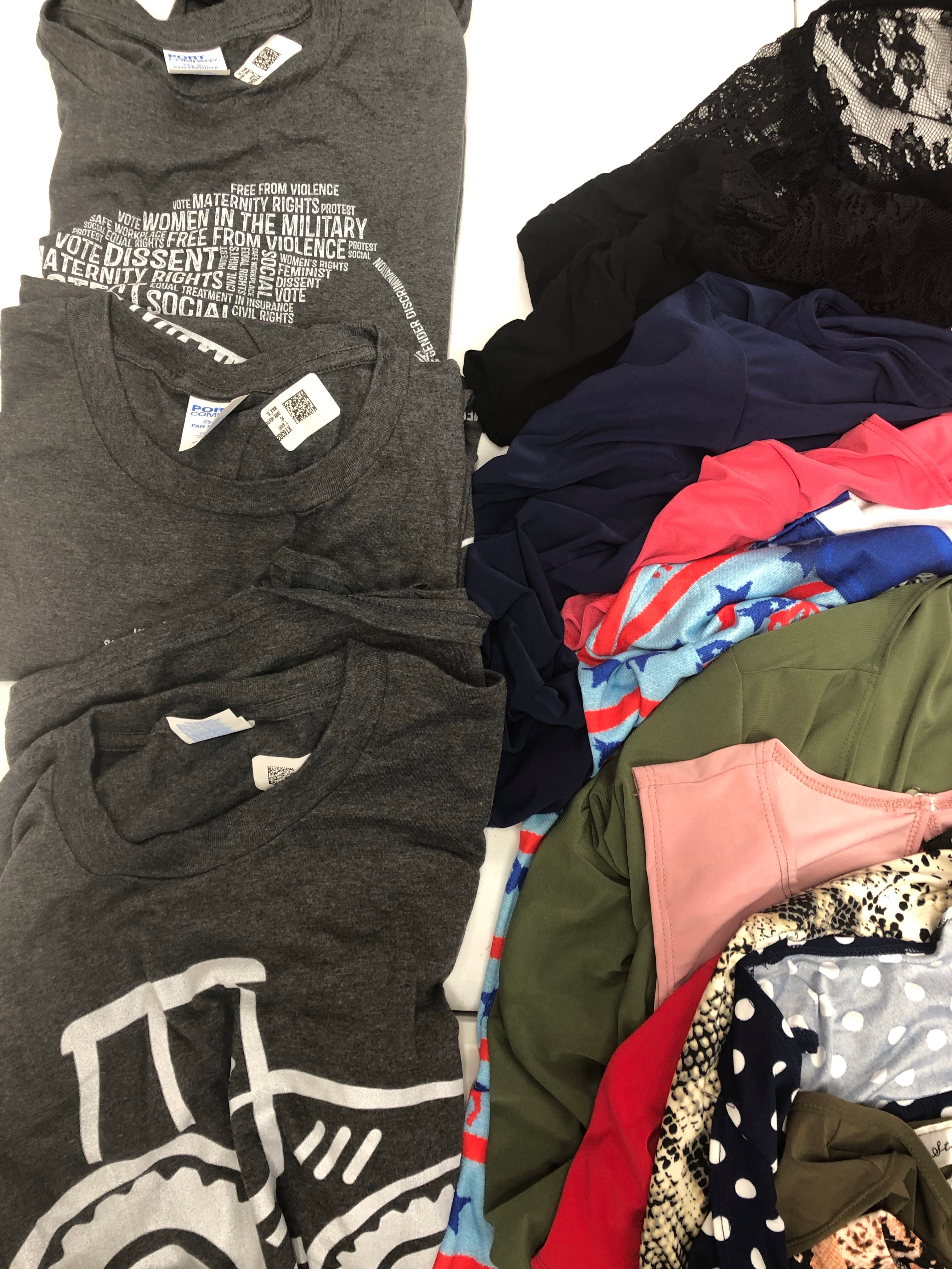 Women's Clothing ASSORTED Wholesale Lot, ADIDAS, MARMOT, COLUMBIA, CALVIN KLEIN, KAREN KANE, STAR VIXEN and more, 19 items, Shelf Pulls, MSRP $714