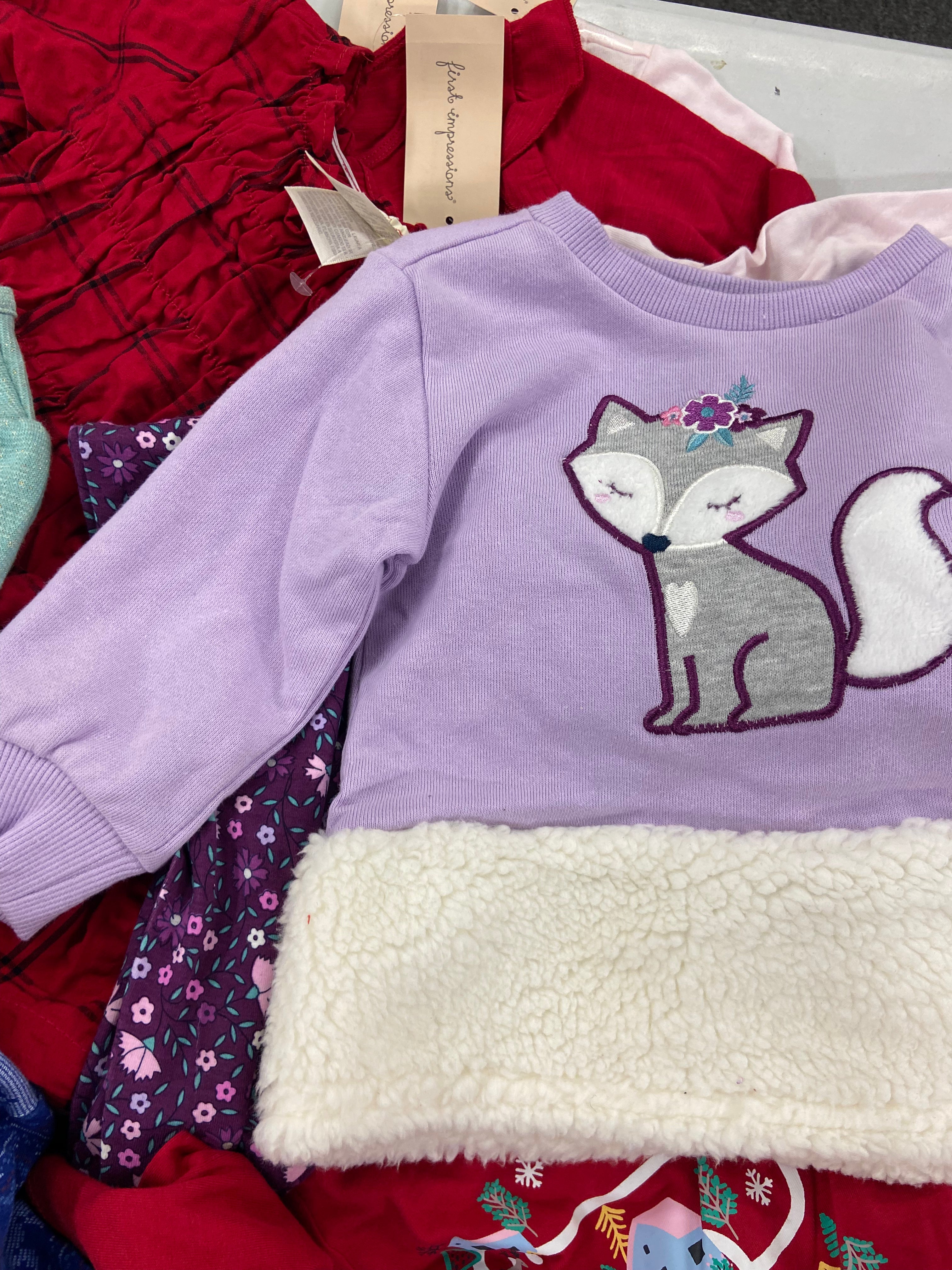 Kid's / Baby's Clothing Assorted Wholesale Lot, NIKE, UNDER ARMOUR, CARTER'S, 32 DEGREES, KIDS HEADQUARTERS, FIRST IMPRESSIONS and more, 28 items, Shelf Pulls, MSRP $699