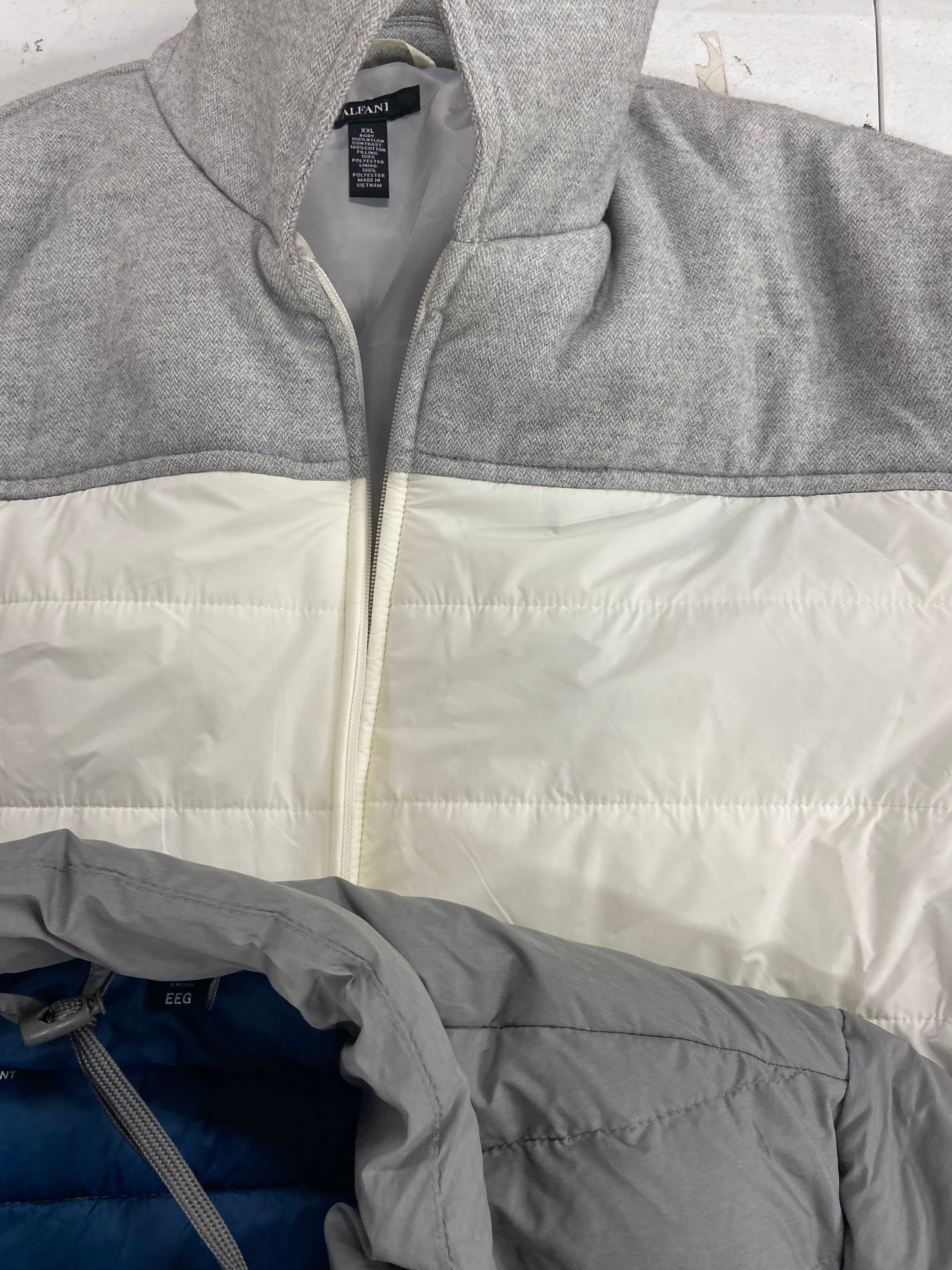 Men's Clothing Outerwear & Others, Wholesale Lot, ADIDAS, ALFANI, CLUB ROOM, 6 items, Shelf Pulls, MSRP $570