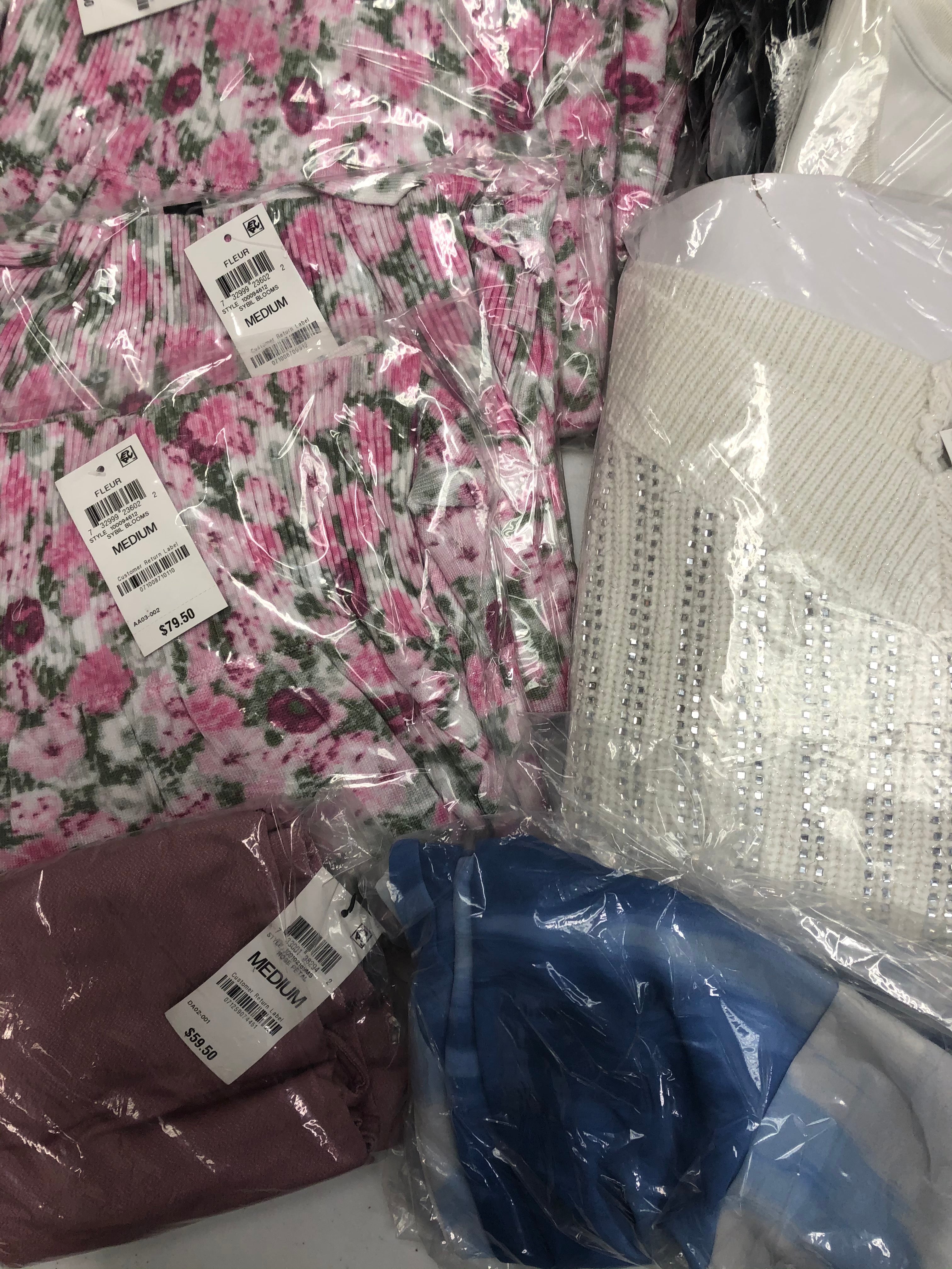 Women's Clothing Wholesale Lot, Free People, Alfani and more, 16 Units, New, MSRP $1,185.50