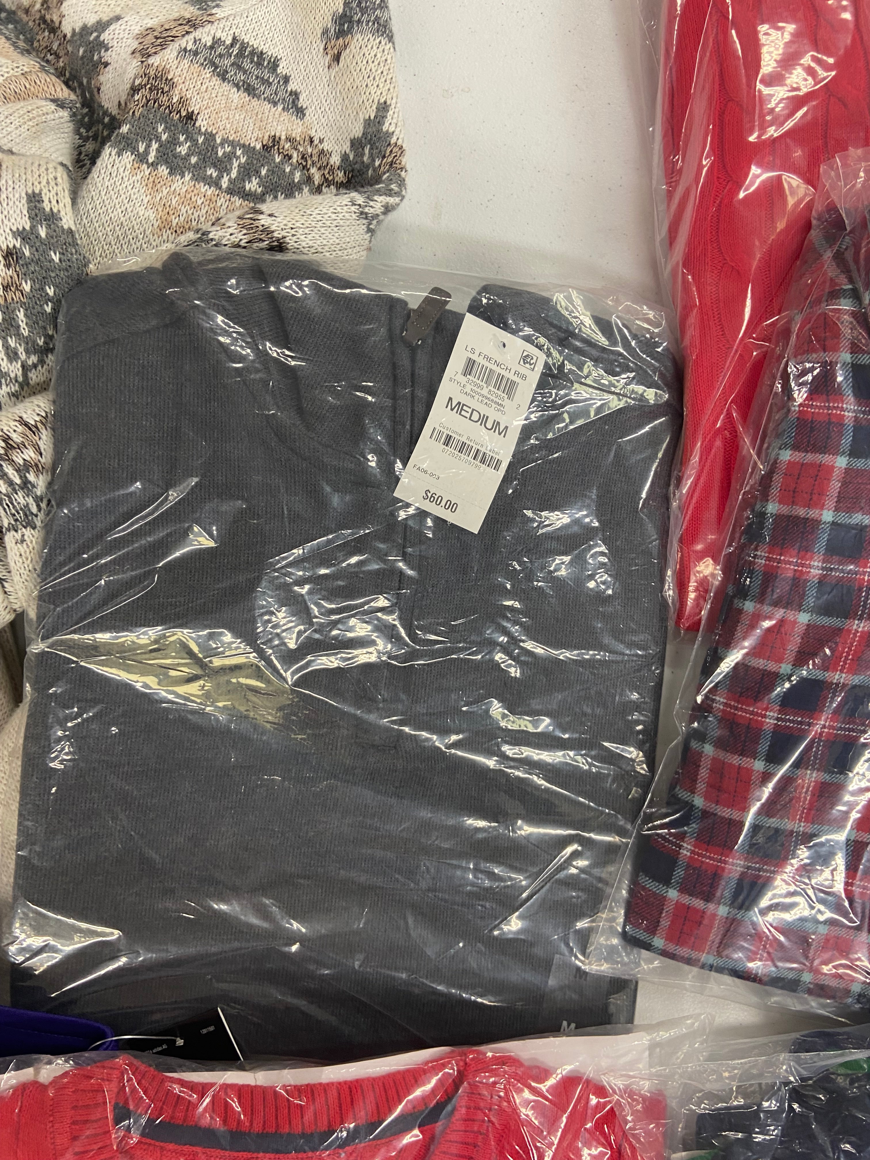 Men's Clothing Sweaters & Other Tops Wholesale Lot, ADIDAS, CLUB ROOM, ALFANI, 9 items, Shelf Pulls, MSRP $650