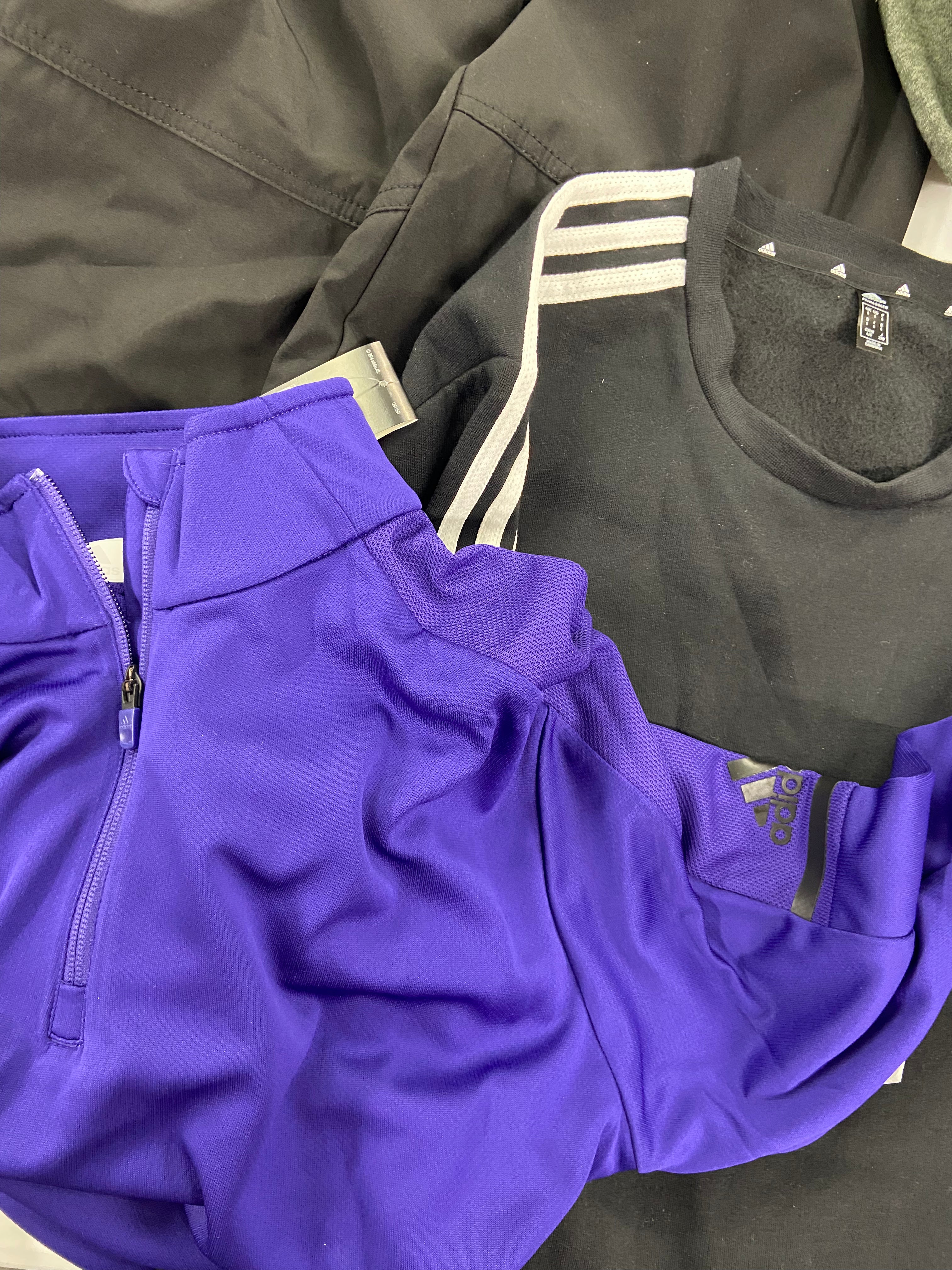 Men's Clothing Assorted Wholesale Lot, ADIDAS, EDDIE BAUER, SPYDER, GERRY, WEATHERPROOF, 7 items, Shelf Pulls, MSRP $580