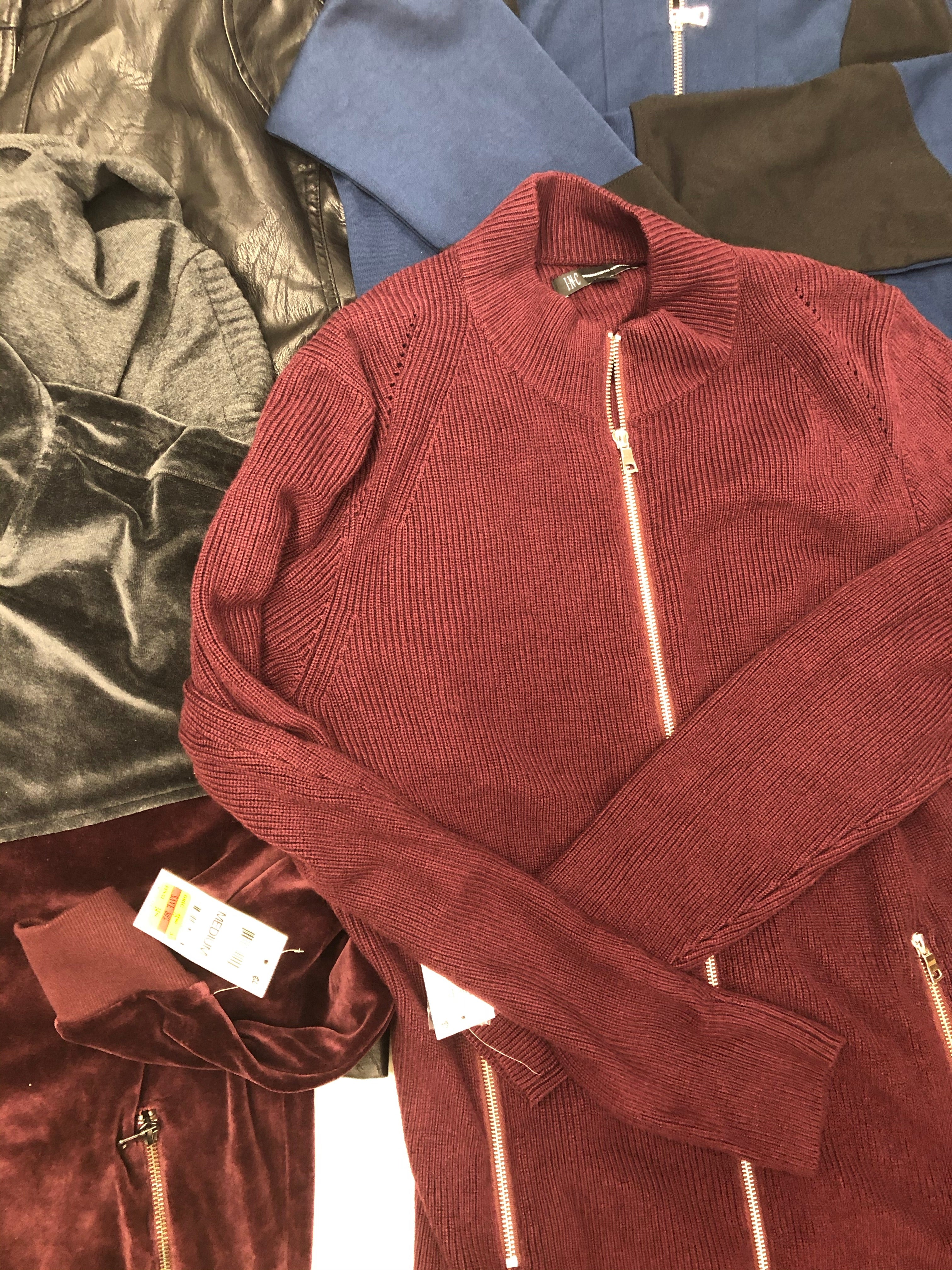 Men's Clothing Jacket Wholesale Lot, Buffalo, INC, American Apparel, 14 Units, Shelf Pulls, MSRP $1,082