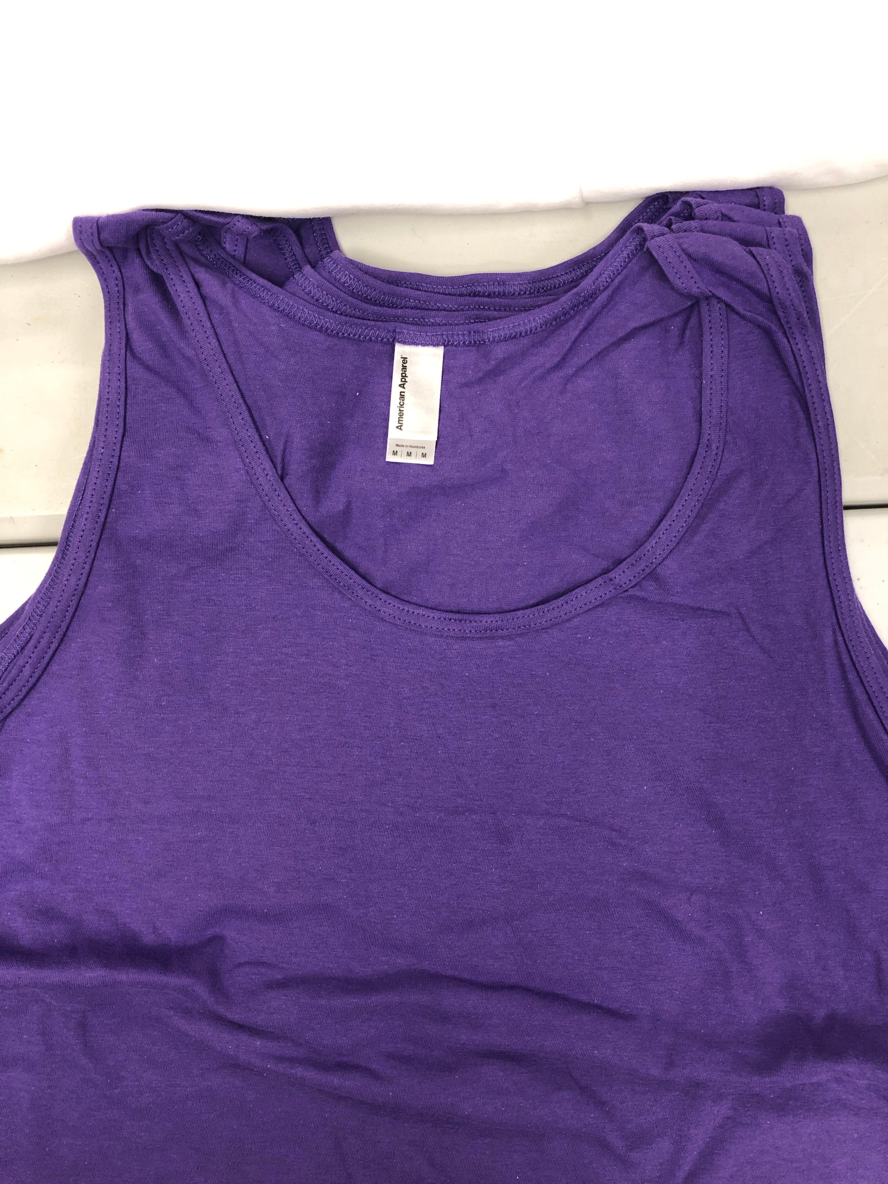 Men's Clothing Sleeveless Top Wholesale Lot, AMERICAN APPAREL, 22 items, Shelf Pulls, MSRP $396