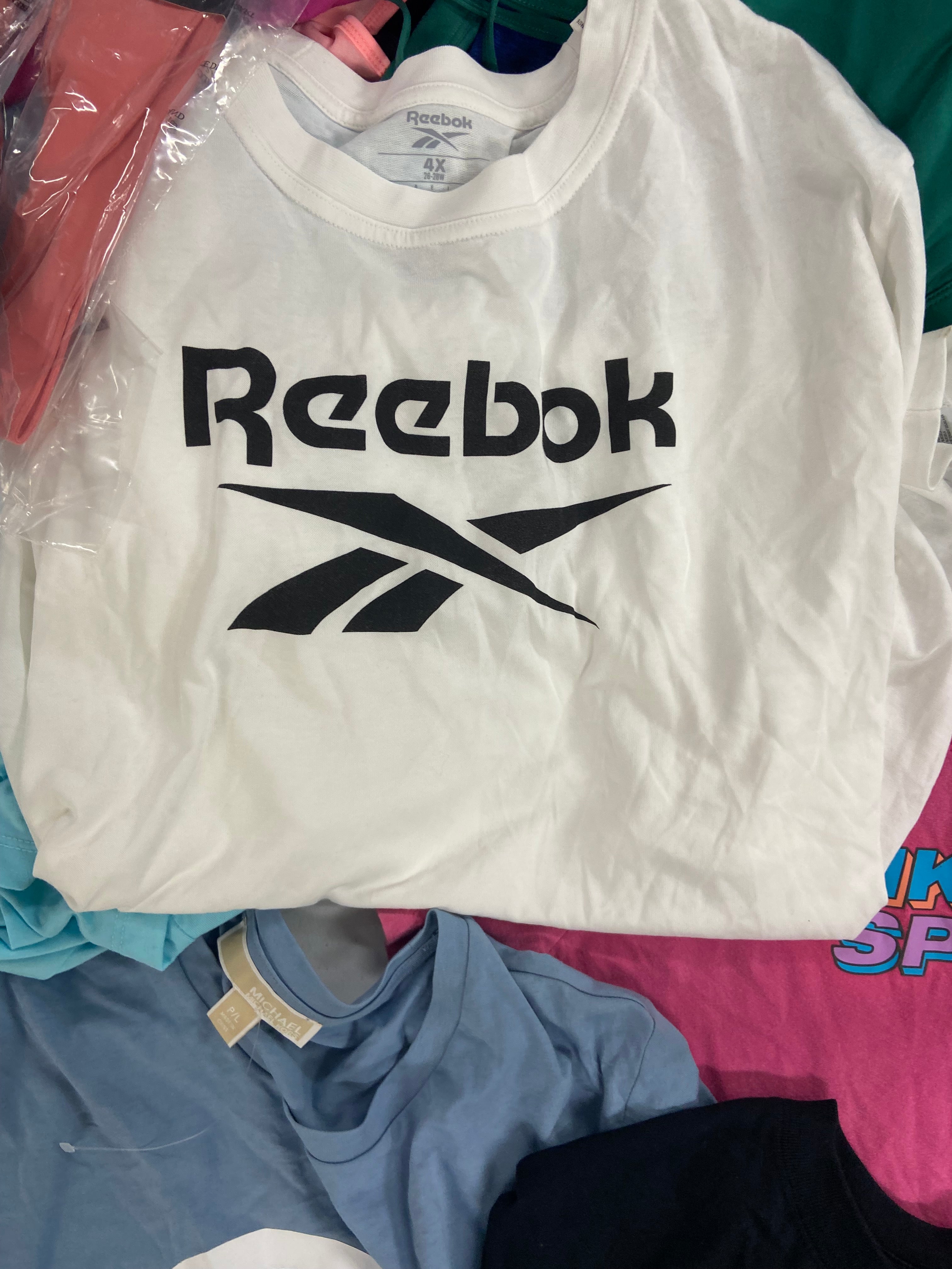 Women's Clothing Activewear Tops Wholesale Lot, NIKE, PUMA, MICHAEL KORS, REEBOK, ADIDAS and more, 21 items, Shelf Pulls, MSRP $598