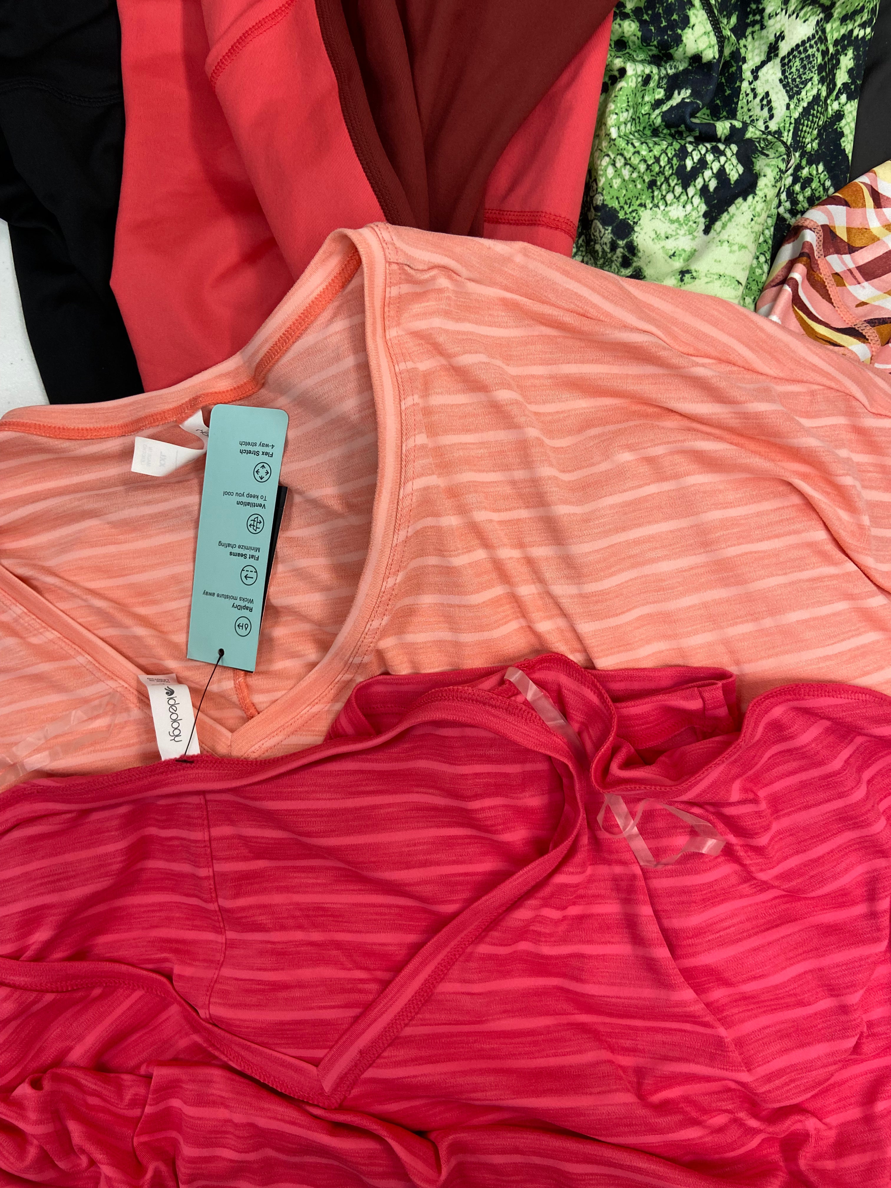 Women's Clothing Activewear Wholesale Lot, IDEOLOGY, 24 items, Shelf Pulls, MSRP $793