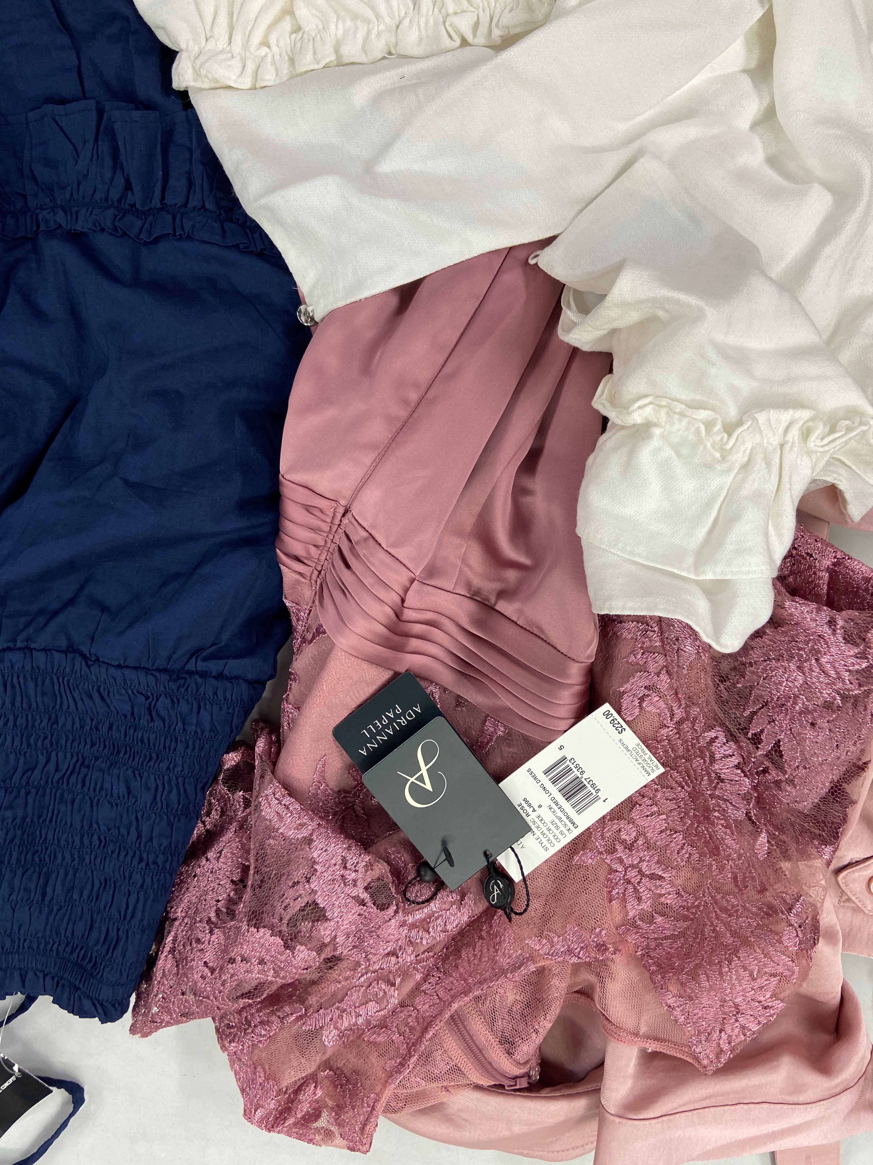 Women's Clothing Dresses Wholesale Lot, THEORY, POLO RALPH LAUREN, MICHAEL KORS, SPLENDID, TRINA TURK, ADRIANNA PAPELL  and more, 11 items, Shelf Pulls, MSRP $1,730
