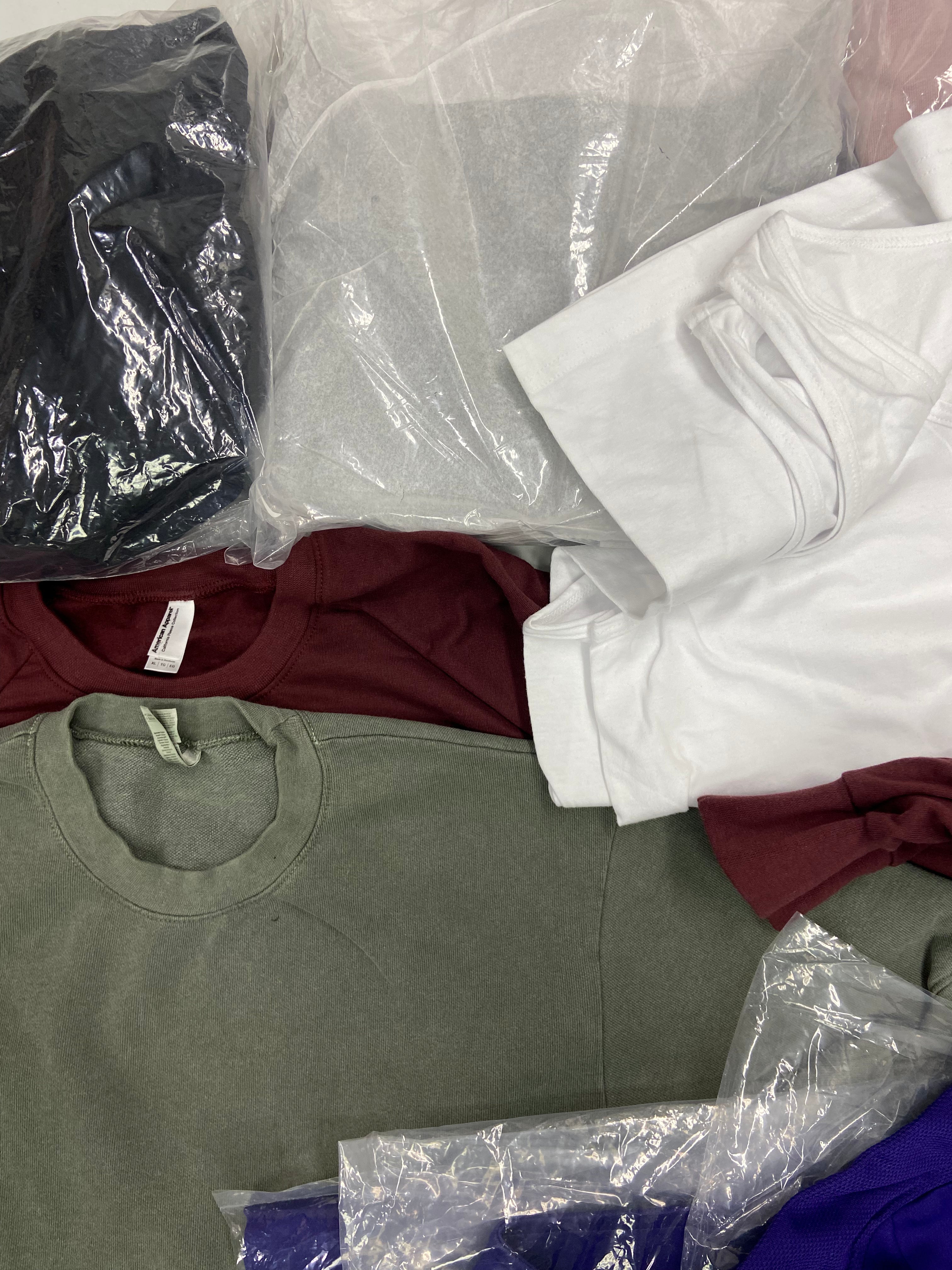 Men's Clothing Tops Wholesale Lot, ADIDAS, AMERICAN APPAREL, 17 items, Shelf Pulls, MSRP $477