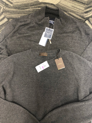 Men's Clothing Winter Top Wholesale Lot, Altea, Dylan Gray, Club Room, Alfani and more, 14 Units, Shelf Pulls, MSRP $1,408.50