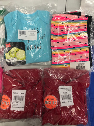 Kid's Clothing Assorted Wholesale Lot, ABSORBA, AMERICAN APPAREL, DESPICABLE ME, HANES, LIMITED TOO, THE CHILDREN'S PLACE and more,  21 items, New, MSRP $384