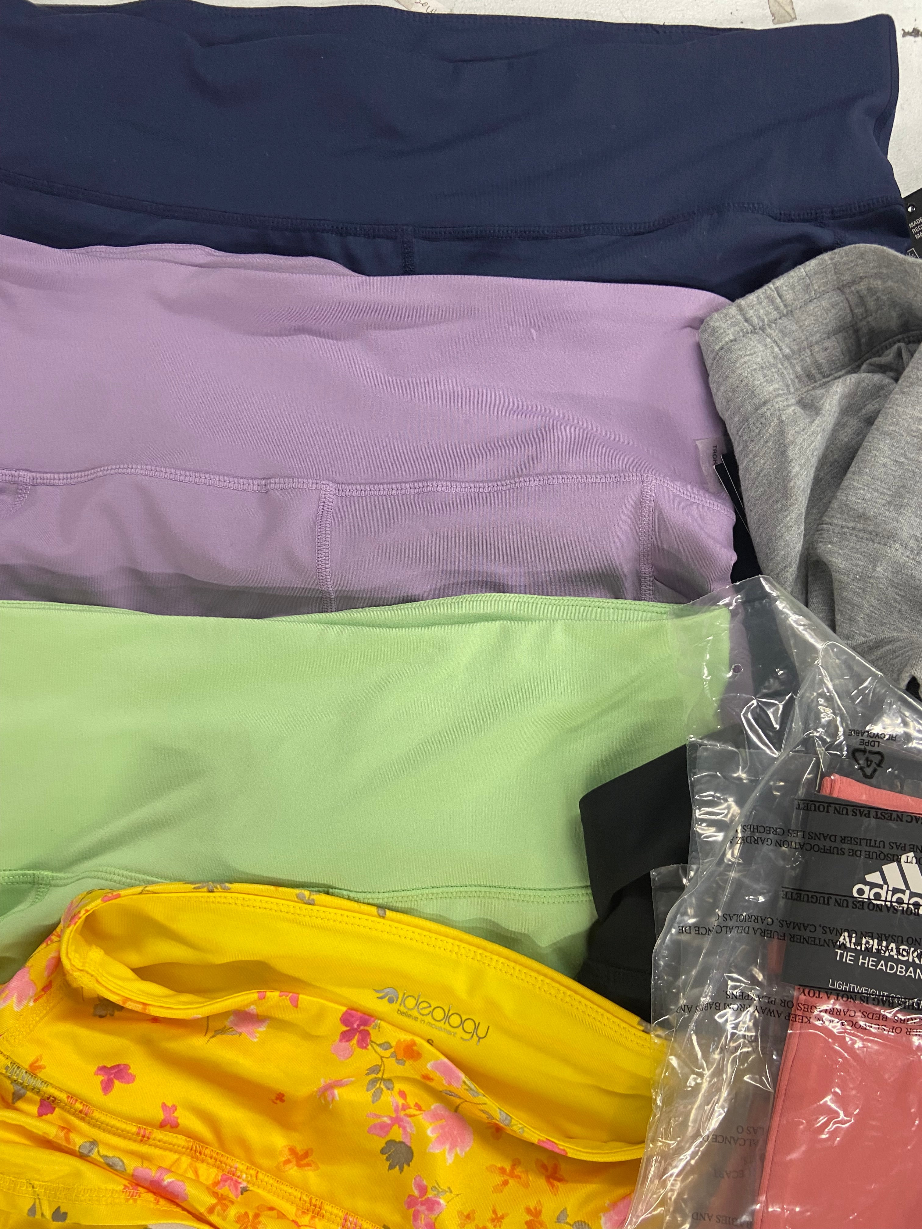 Women's Clothing Athletic Shorts Wholesale Lot, ADIDAS, NIKE, COTTON ON, DANSKIN and more, 23 items, Shelf Pulls, MSRP $609