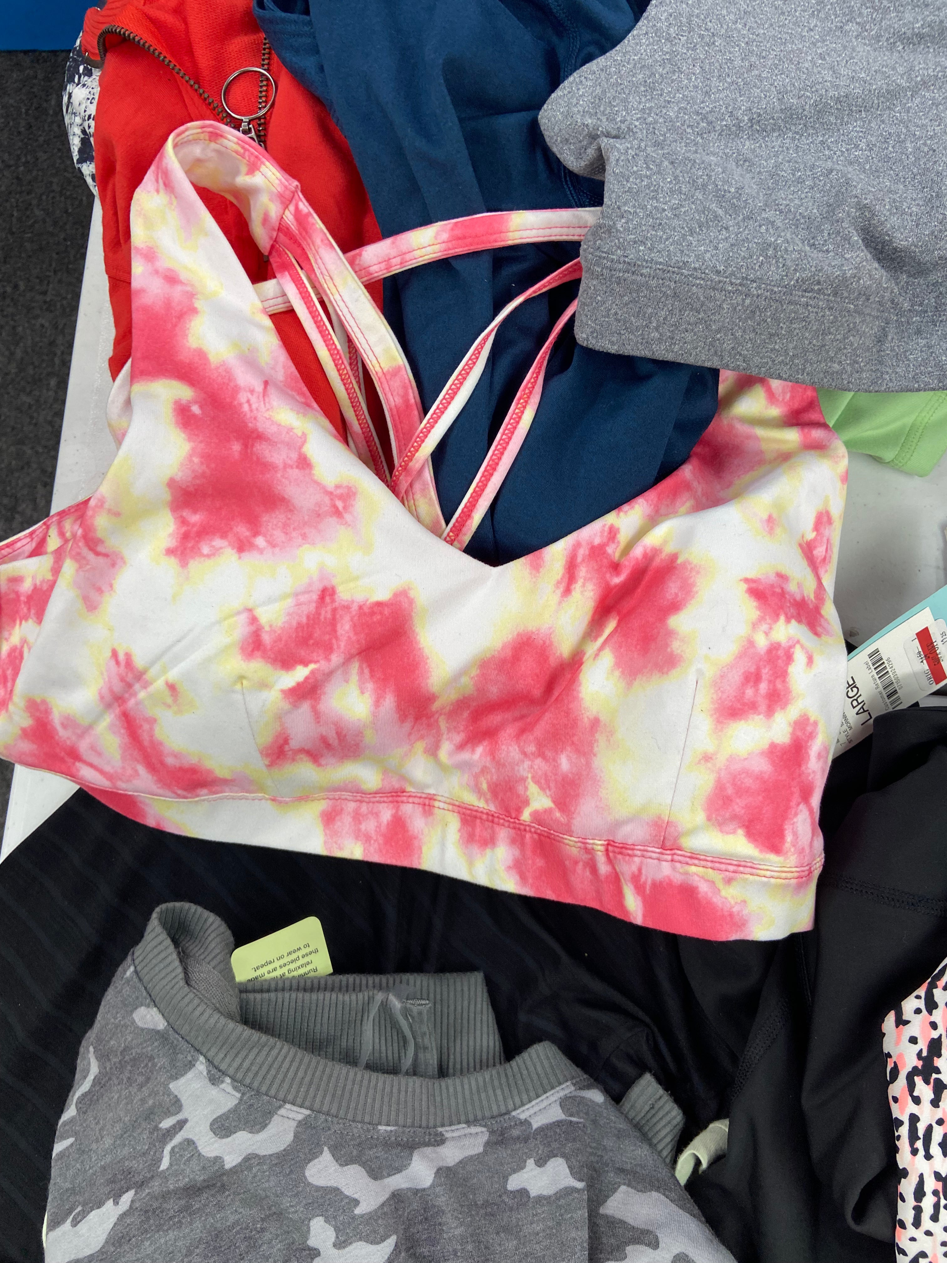 Women's Clothing Activewear Wholesale Lot, UNDER ARMOUR, ADIDAS, DKNY, CALVIN KLEIN and more, 38 items, Shelf Pulls, MSRP $1,051
