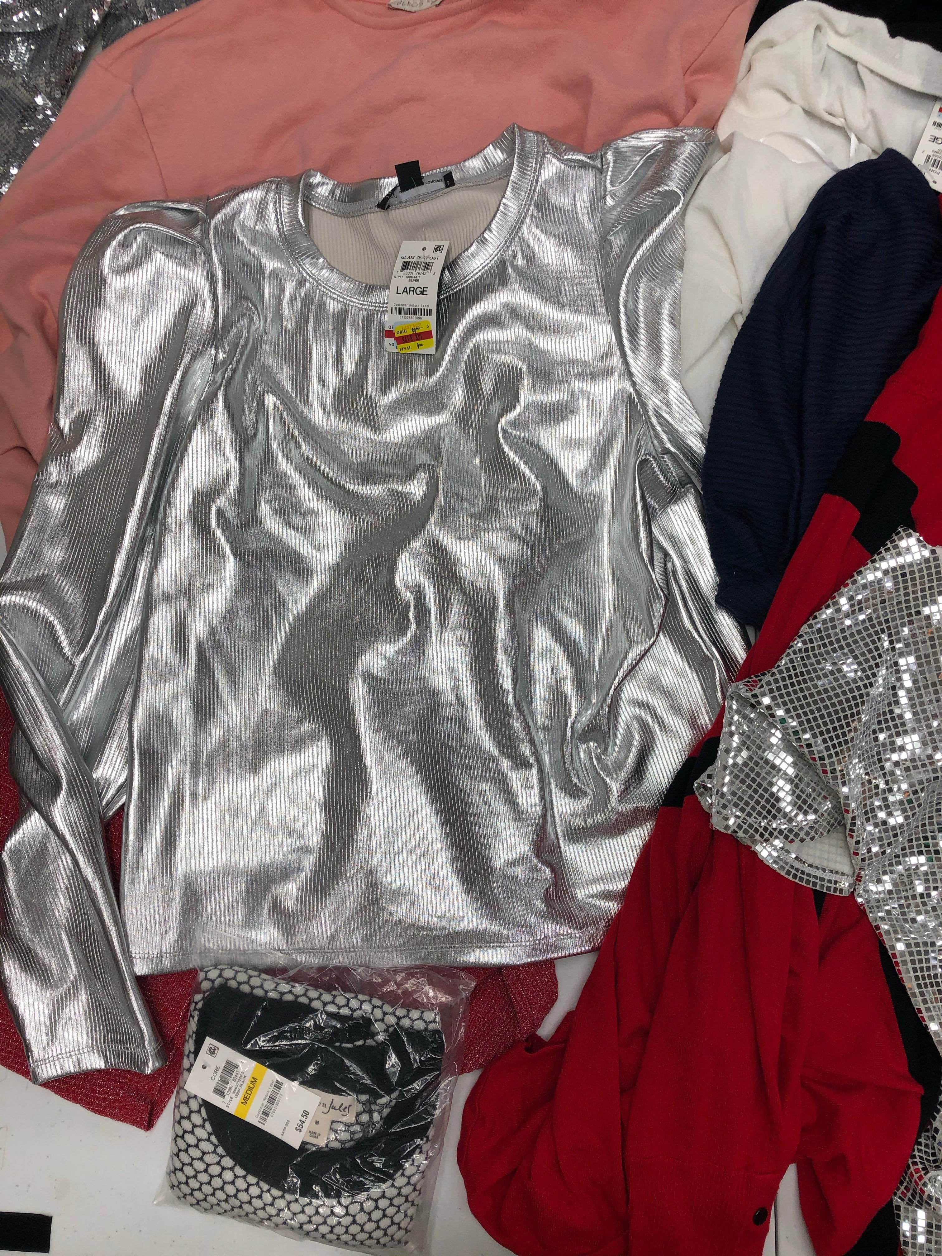 Women's Clothing Top Wholesale Lot, MAISON JULES, ALFANI, and more, 9 Units, Shelf Pulls, MSRP $640