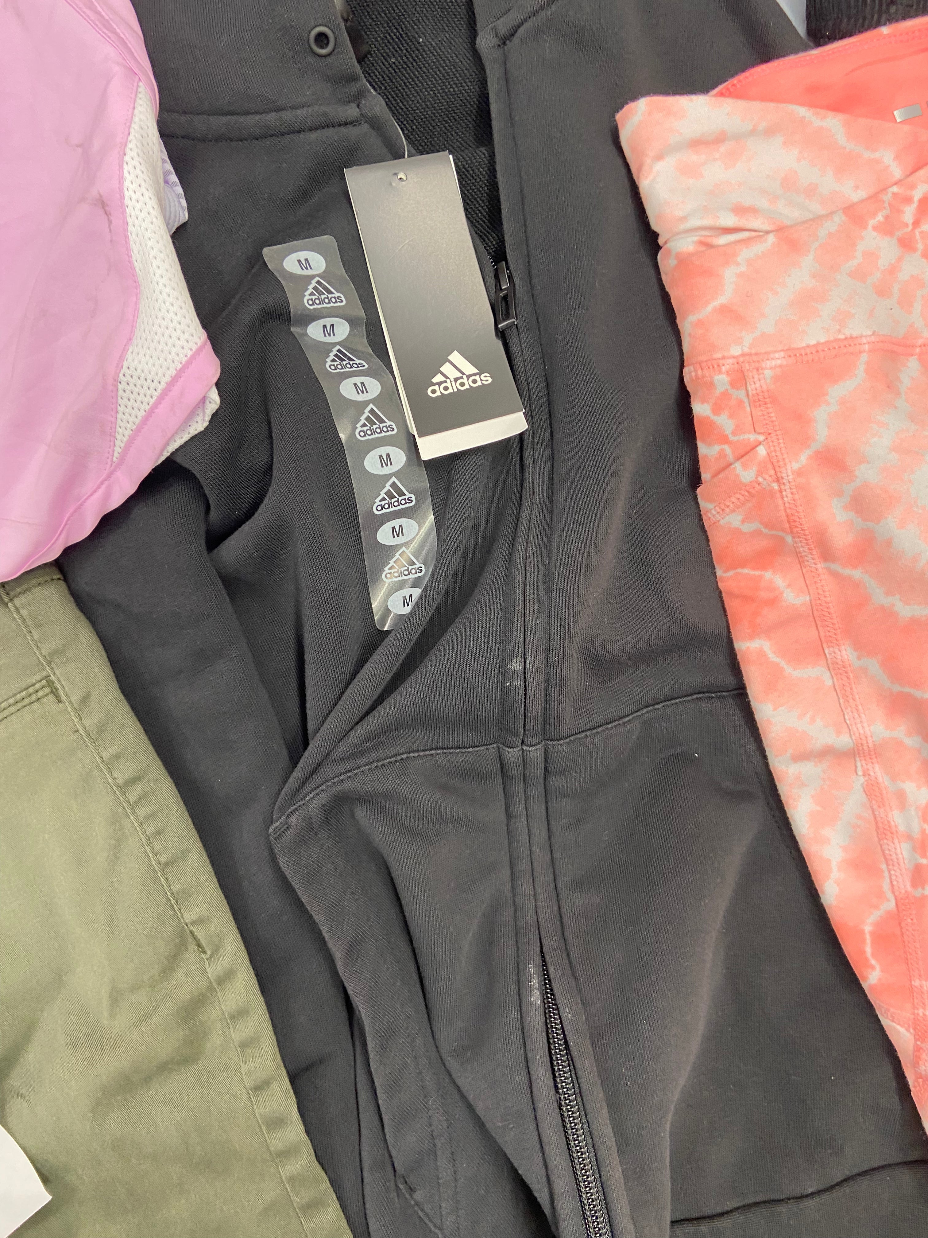 Women's Clothing Activewear Wholesale Lot, ADIDAS, CALVIN KLEIN, UNDER ARMOUR, DKNY, SPYDER, IDEOLOGY, DANSKIN and more, 17 items, CUSTOMER RETURNS