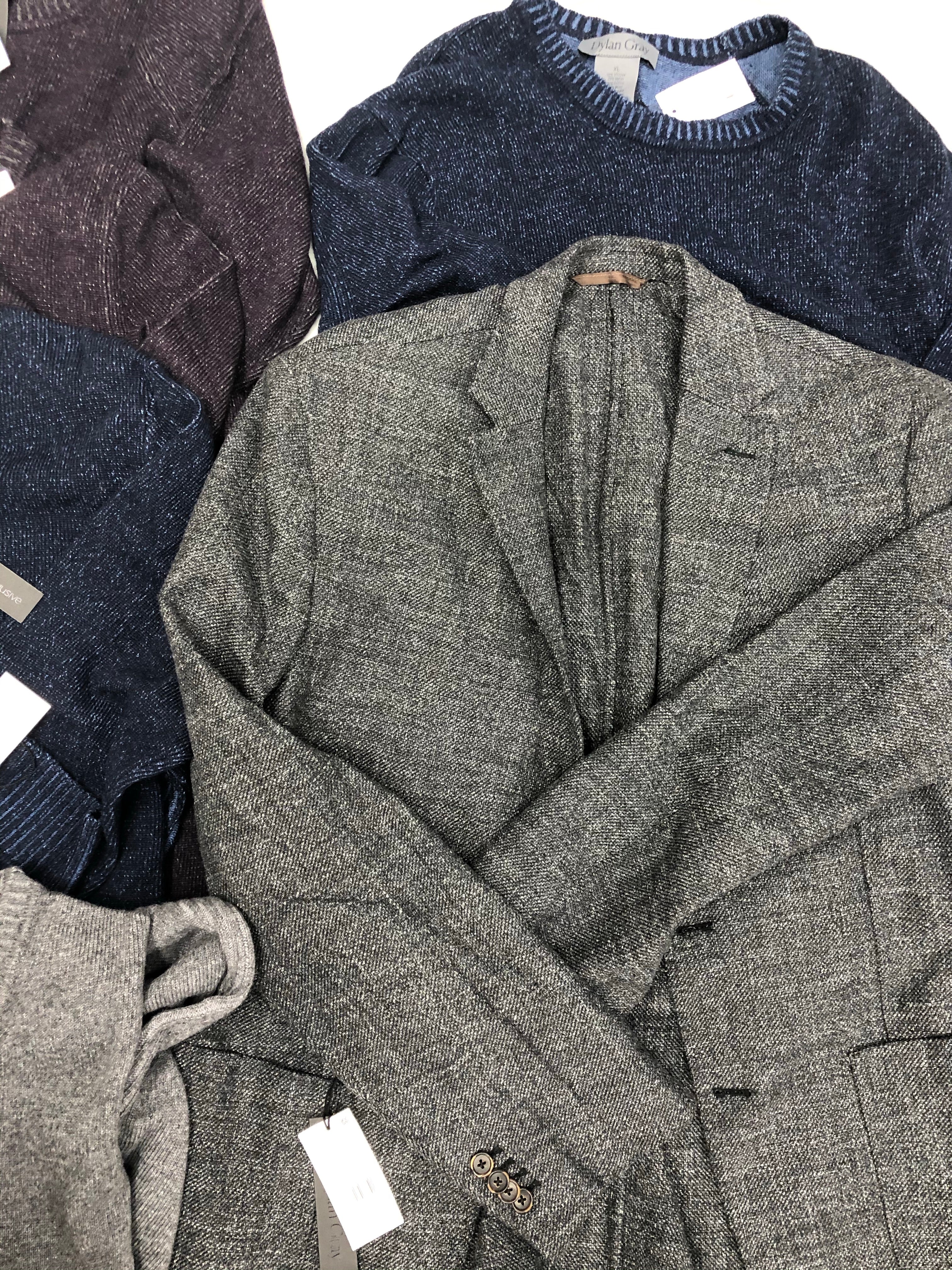 Men's Clothing Top Wholesale Lot, Dylan Gray, 6 Units, Shelf Pulls, MSRP $1,488