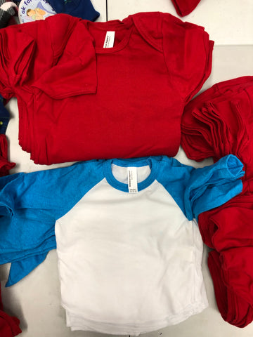 Kid's Baby Clothing Wholesale Lot, AMERICAN APPAREL and Family PJ, 86 Items, Shelf Pulls, MSRP $1597