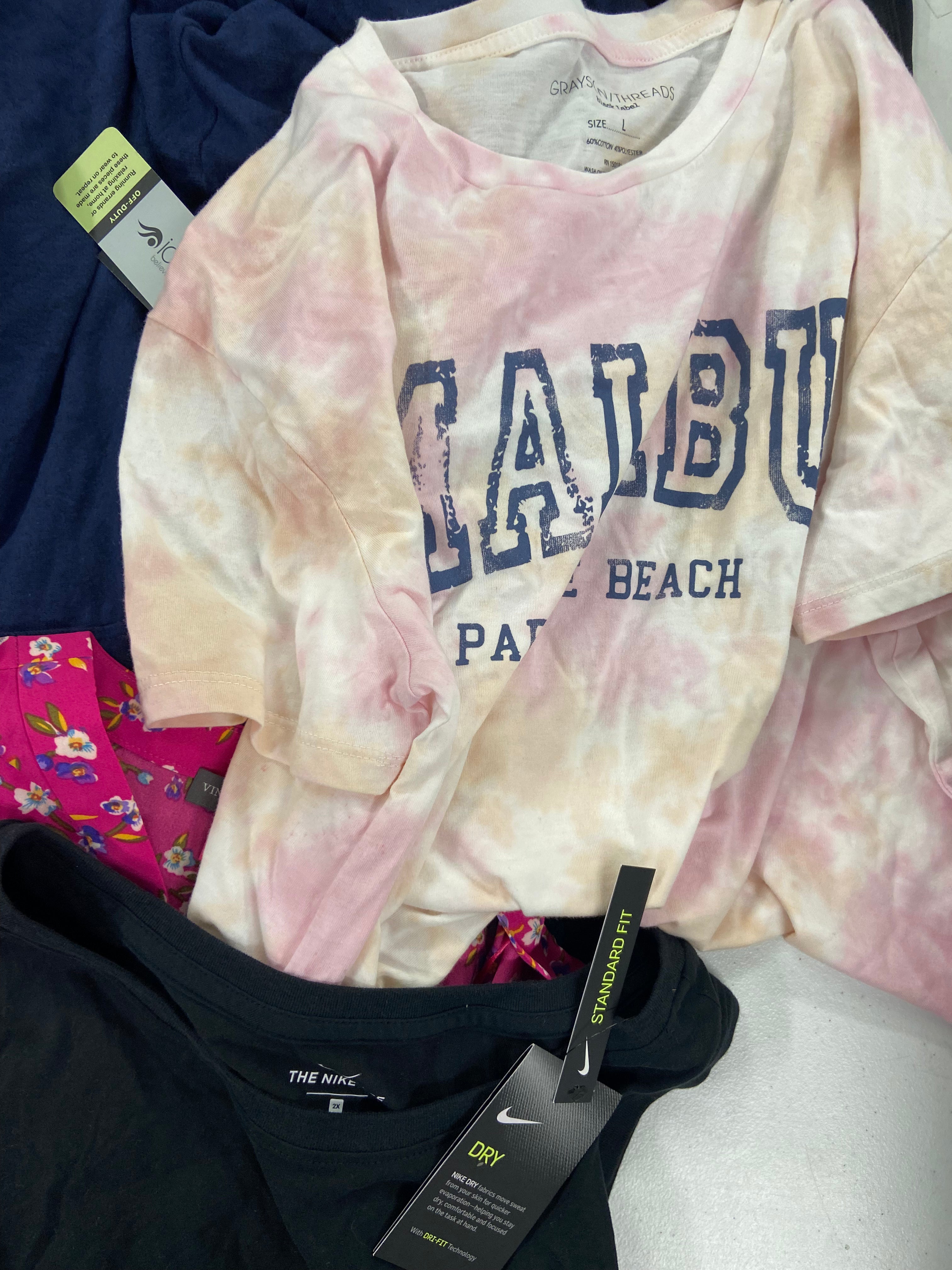 Women's Clothing Activewear & Others Wholesale Lot, CALVIN KLEIN, JOSIE, NIKE, VINCE CAMUTO, IDEOLOGY and more, 16 items, Shelf Pulls, MSRP $628