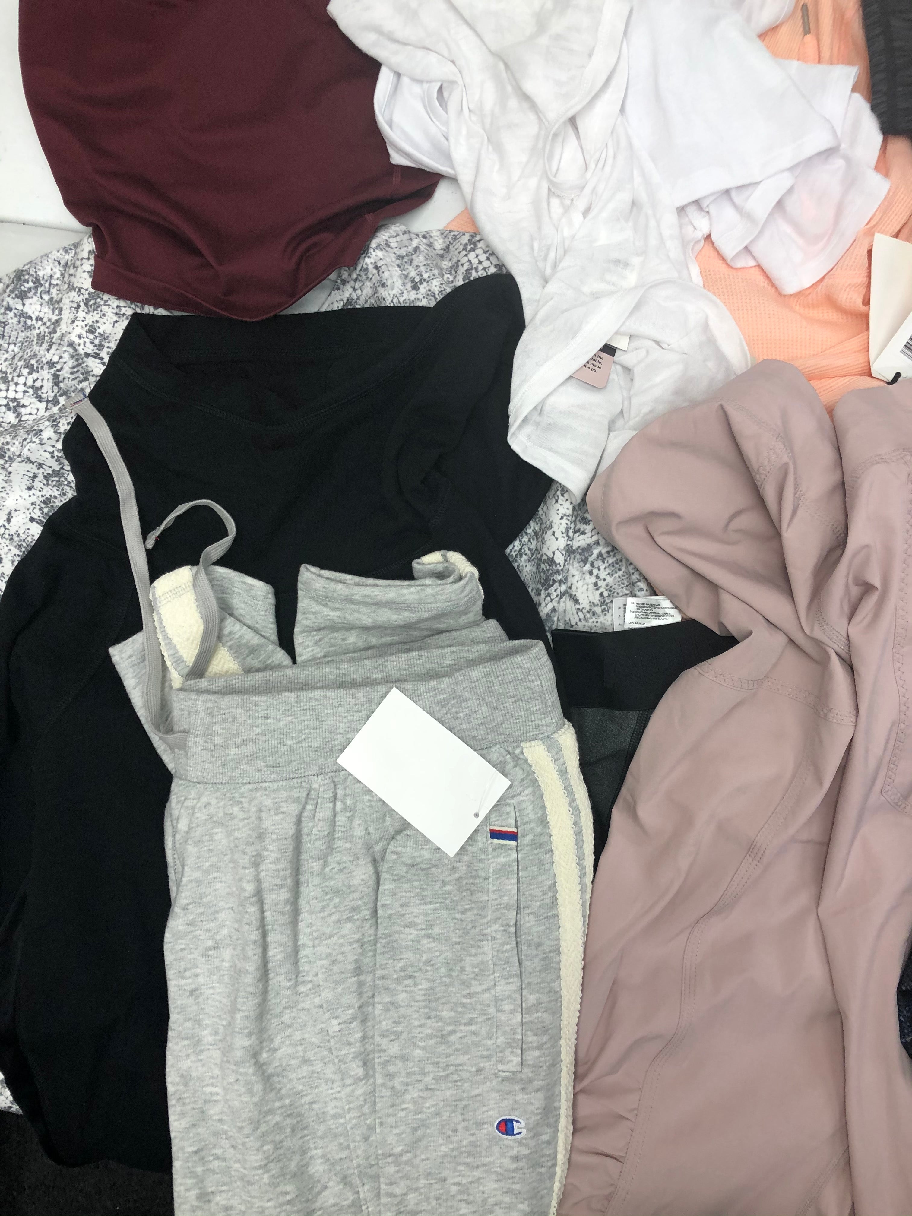 Women's Clothing Assorted Activewear Wholesale Lot, UNDER ARMOUR, ADIDAS, CALVIN KLEIN and more, 19 Units, Shlef Pulls, MSRP $974.48