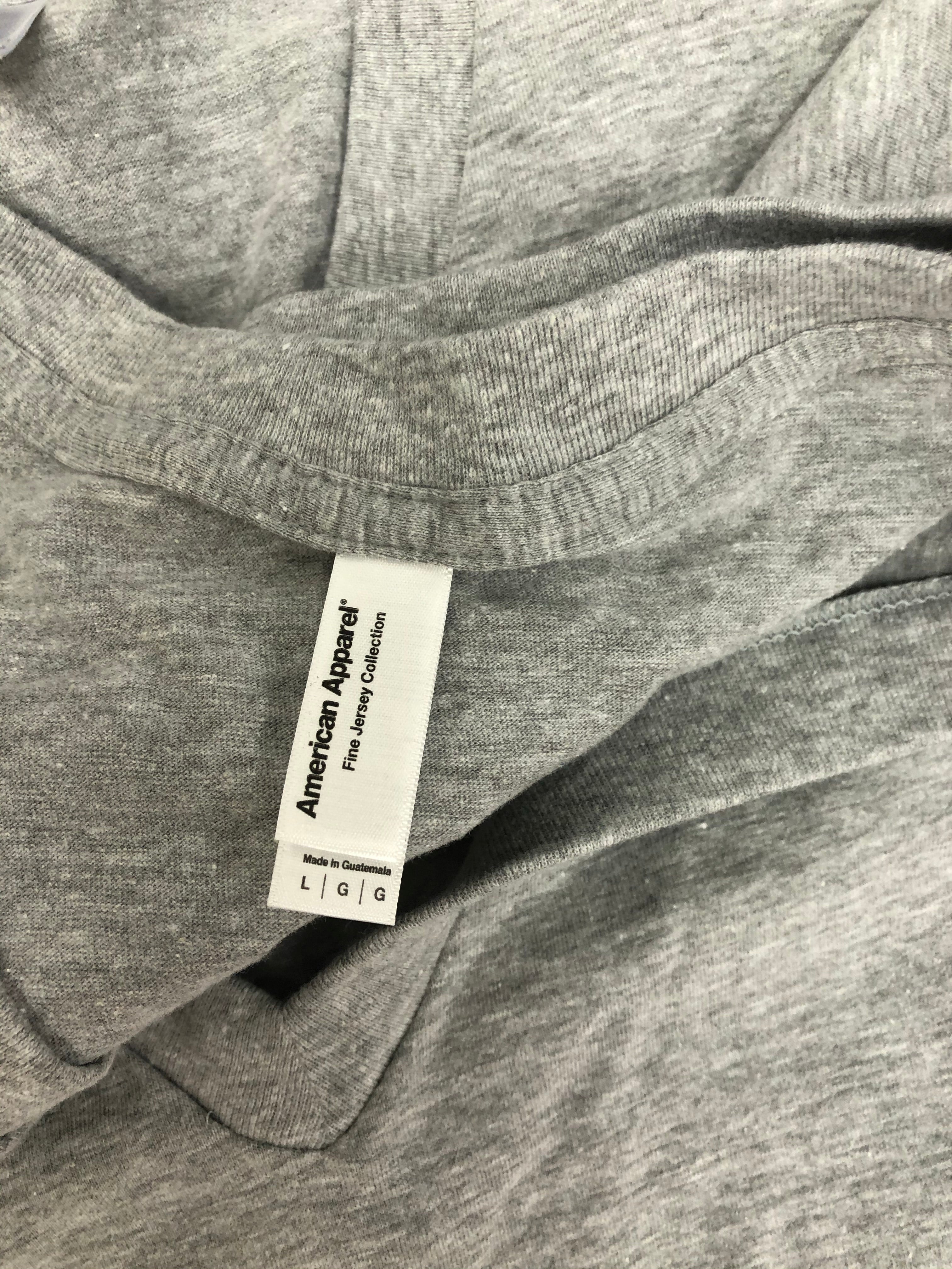 Men's Clothing Tops Short Sleeves Wholesale Lot, AMERICAN APPAREL ONLY, 42 Items, Shelf Pulls, MSRP $672