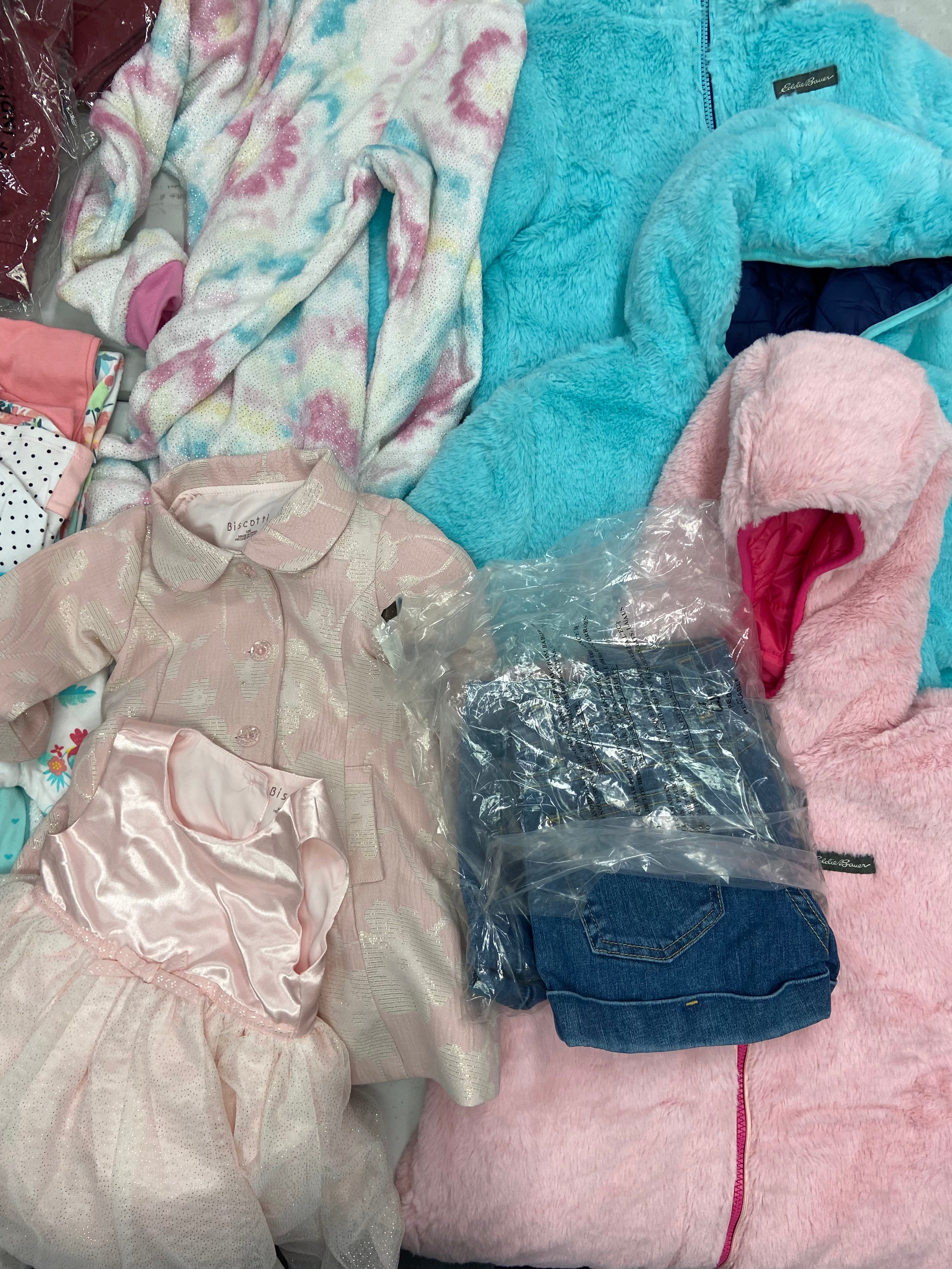 Kids, Youth Clothing Assorted Wholesale Lot, CULT OF INDIVIDUALITY, EDDIE BAUER, BISCOTTI, SAINT EVE, KOALA BABY   and more, 11 items, Shelf Pulls, MSRP $512