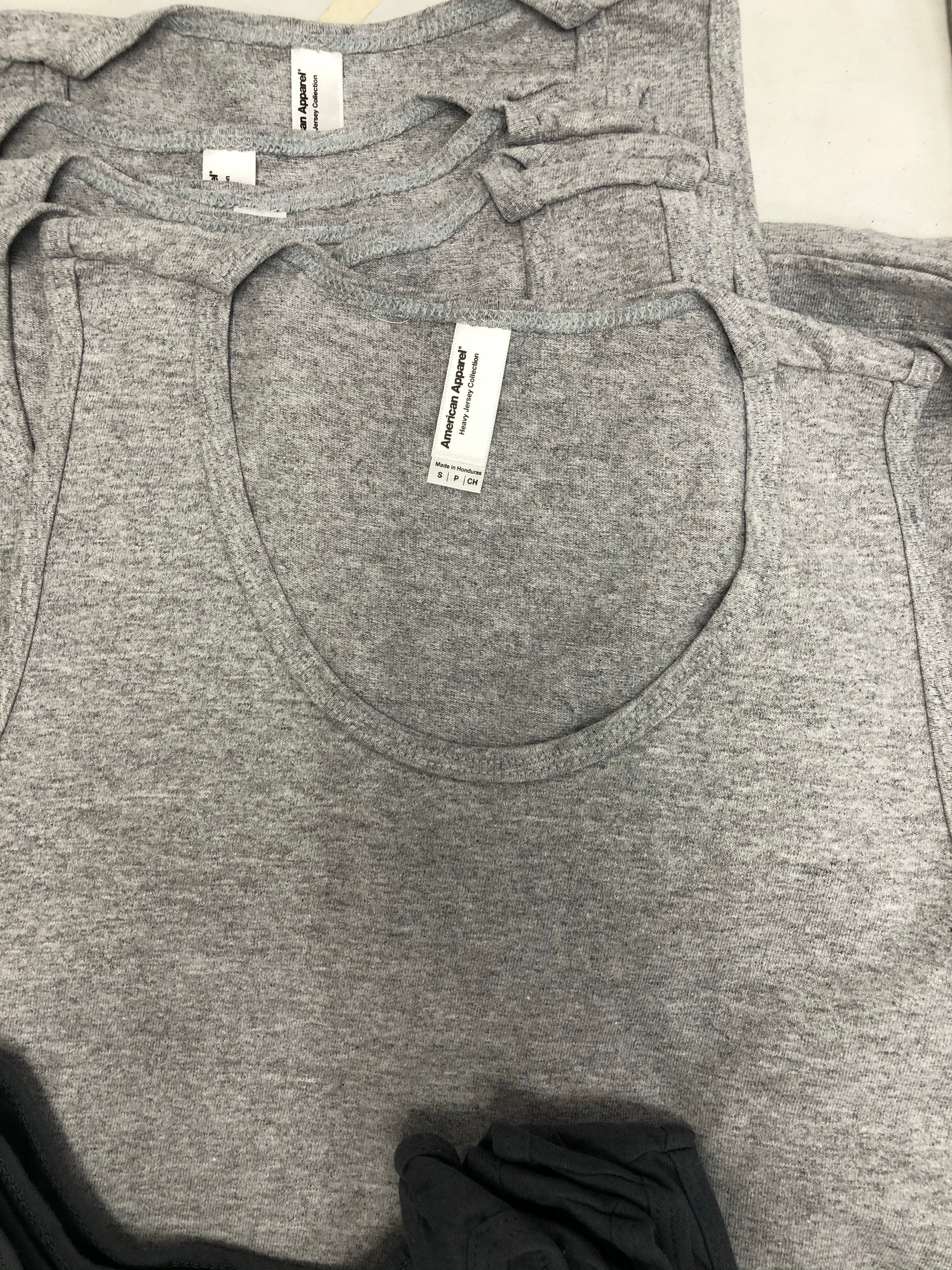 Men's Clothing Sleeveless Top Wholesale Lot, AMERICAN APPAREL, 22 items, Shelf Pulls, MSRP $396