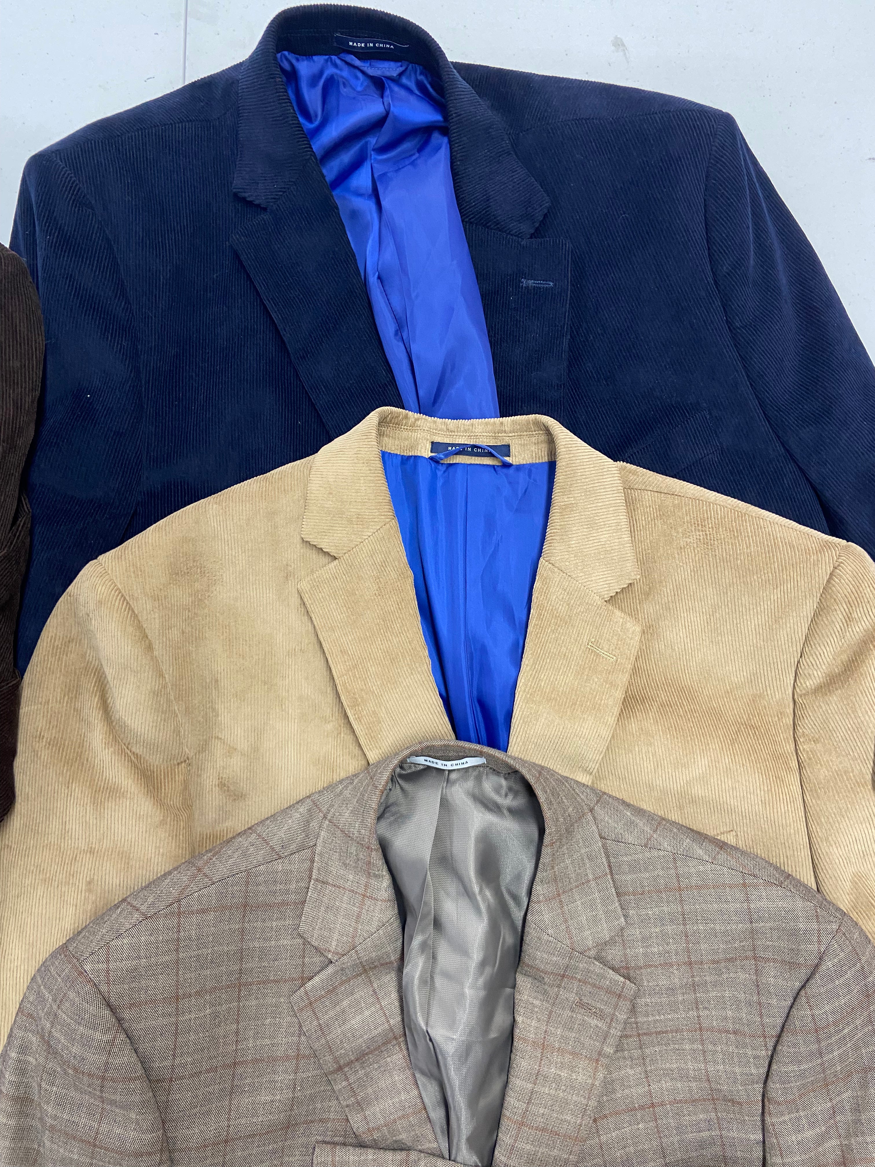 Men's Clothing Blazers & Dress Pant Wholesale Lot,  ALFANI, CLUB ROOM, 5 items, Shelf Pulls, MSRP $1,380
