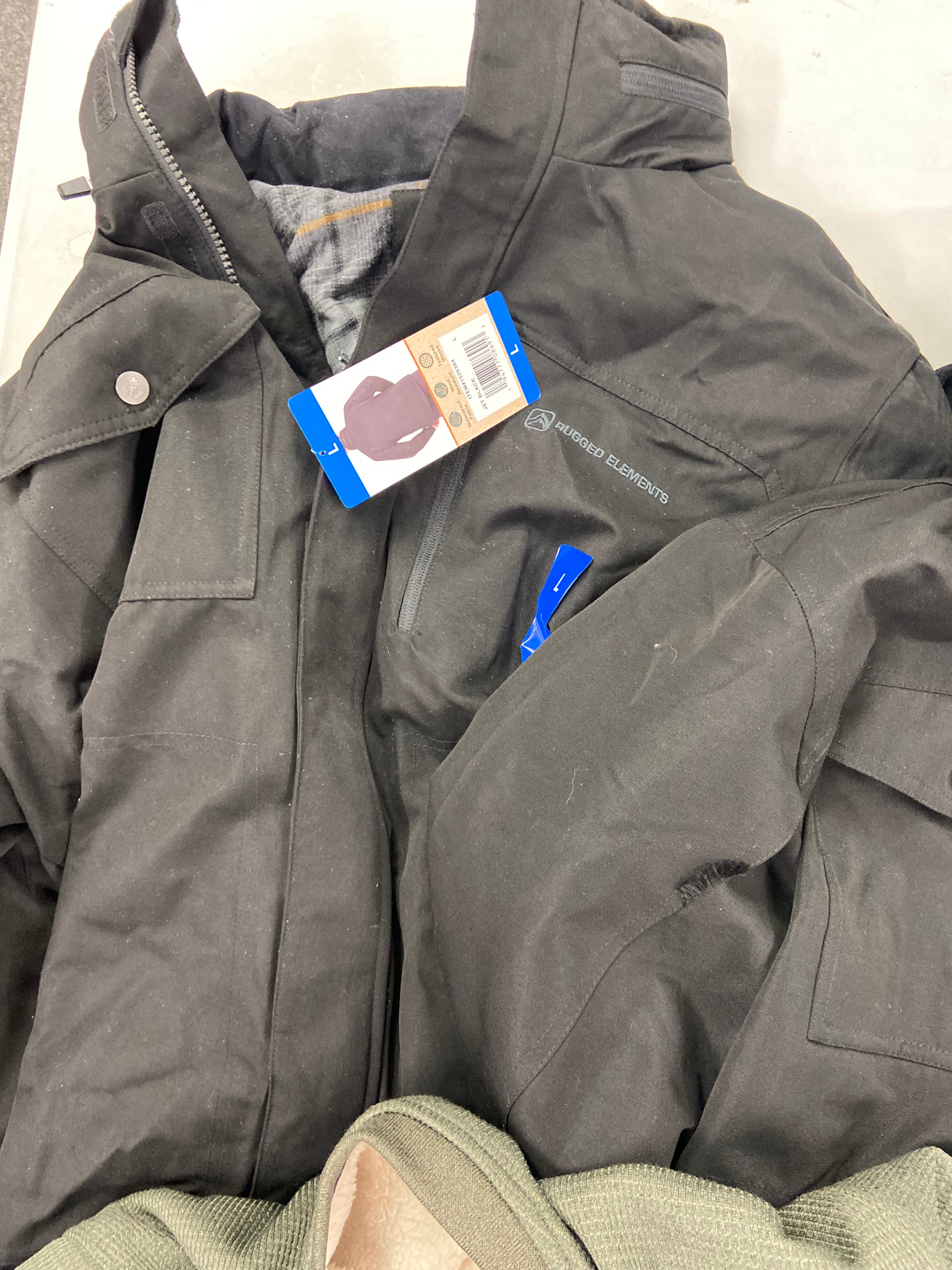 Men's Clothing OUTERWEAR/JACKETS, SWEATERS, Wholesale Lot, BANANA REPUBLIC, GH BASS, ORVIS, RUGGED ELEMENTS, SPYDER and more, 9 items, Shelf Pulls, MSRP $697