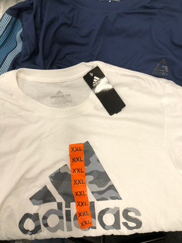Men's Clothing Tank Tops, Shirts Wholesale Lot, ADIDAS, CALVIN KLEIN, GERRY, HURLEY, AMERICAN APPAREL, 33 items, Shelf Pulls, MSRP $786