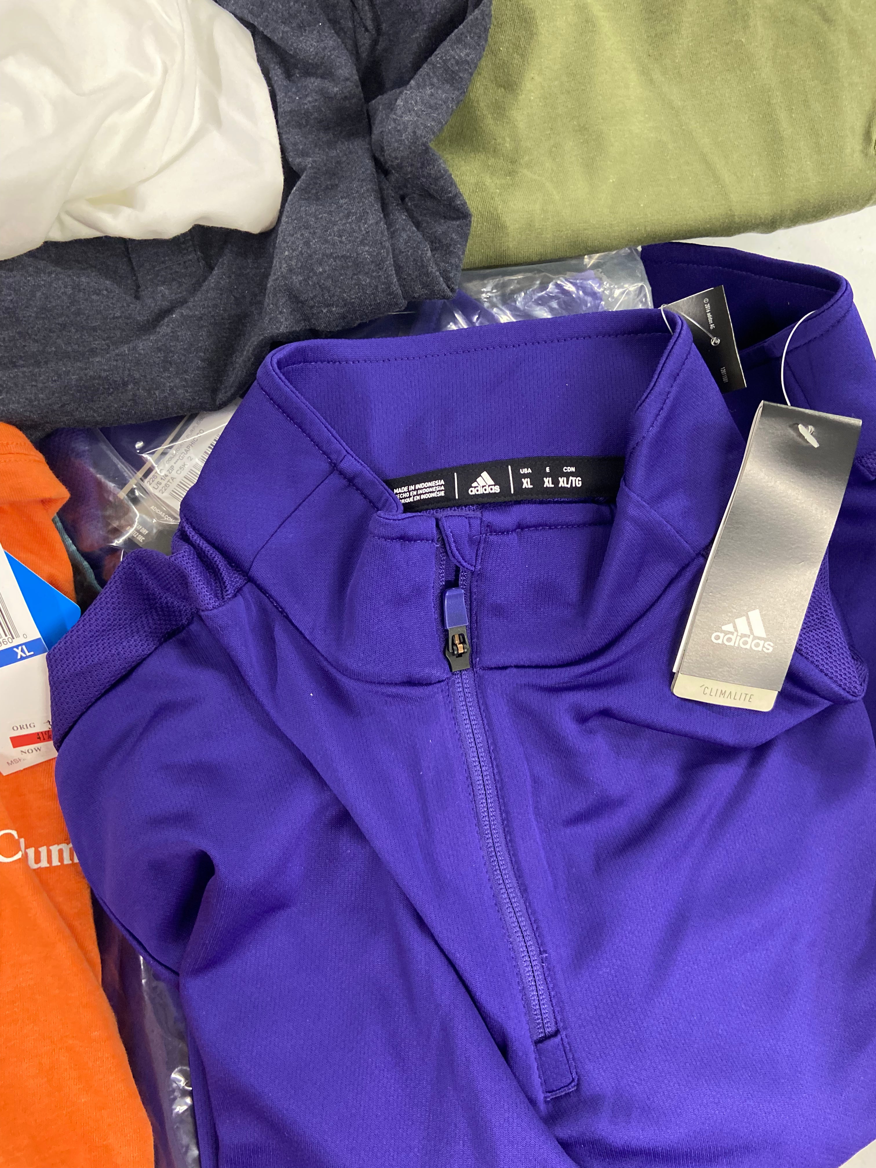 Men's Clothing T-Shirts Wholesale Lot, POLO RALPH LAUREN, ADIDAS, NAUTICA, DOCKERS, TASSO ELBA, CHAMPION and more, 23 items, Shelf Pulls, MSRP $897