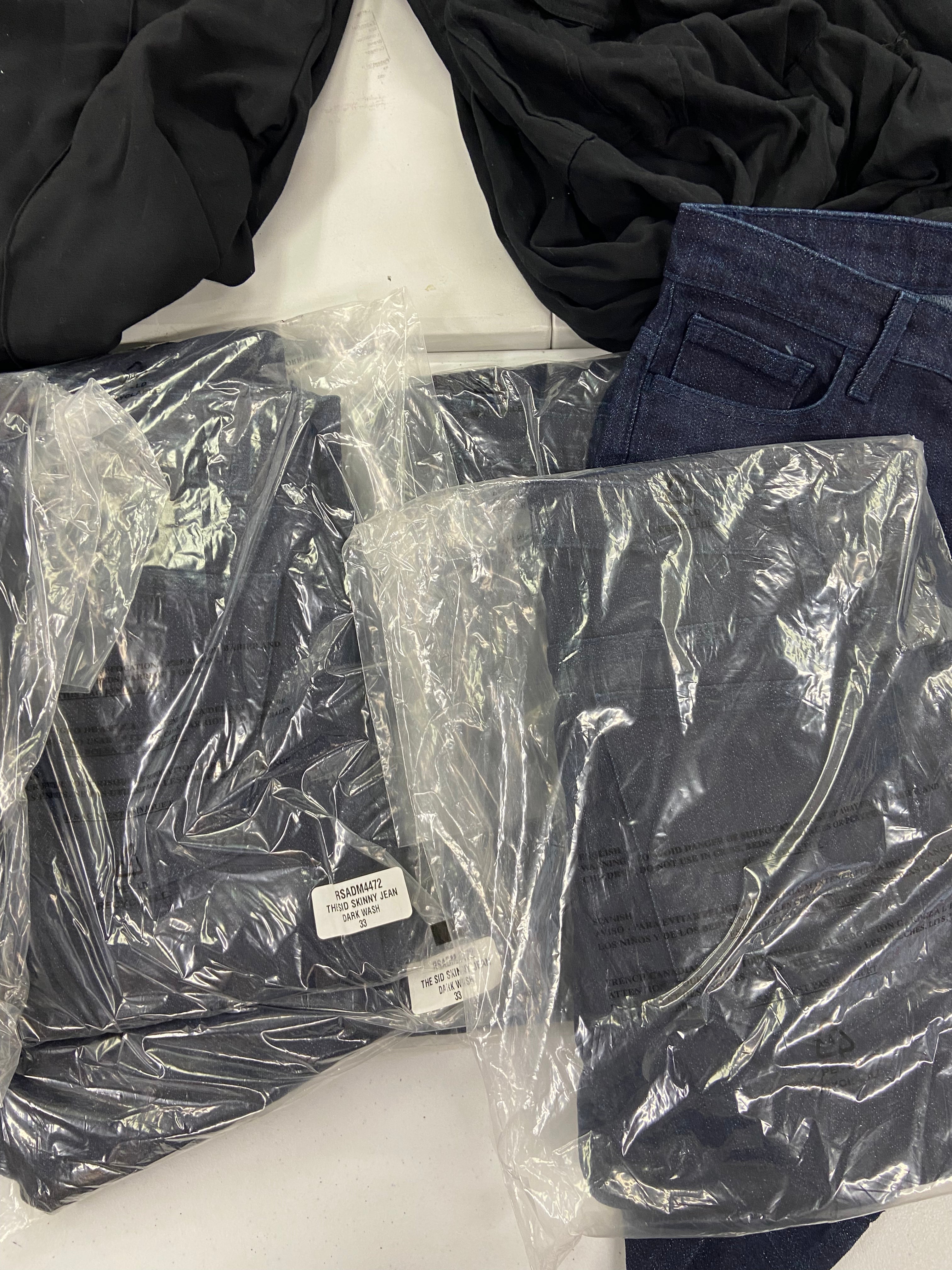 Women's Clothing Jeans & Pants, Wholesale Lot, AMERICAN APPAREL, ALFANI, GALAXY, 9 items, Shelf Pulls, MSRP $586