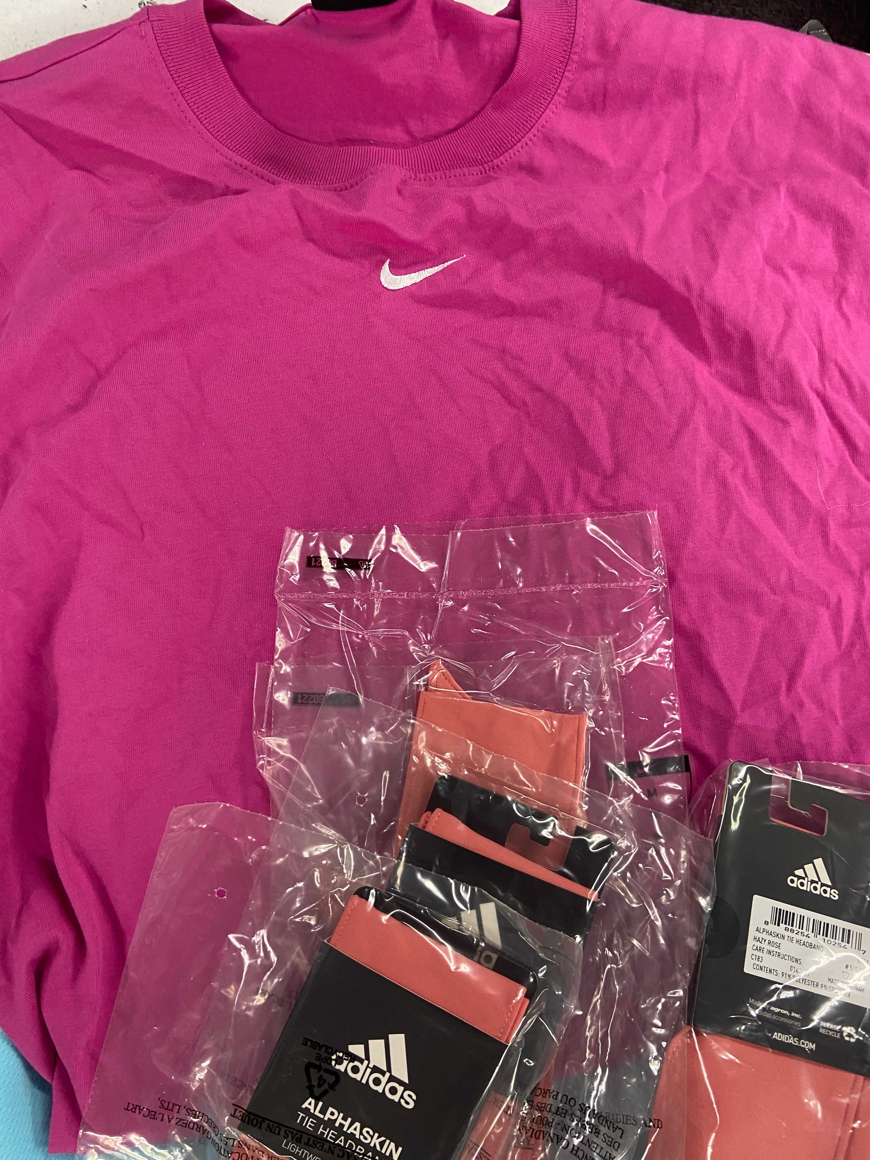 Women's Clothing Activewear Tops Wholesale Lot, NIKE, PUMA, MICHAEL KORS, REEBOK, ADIDAS and more, 21 items, Shelf Pulls, MSRP $598