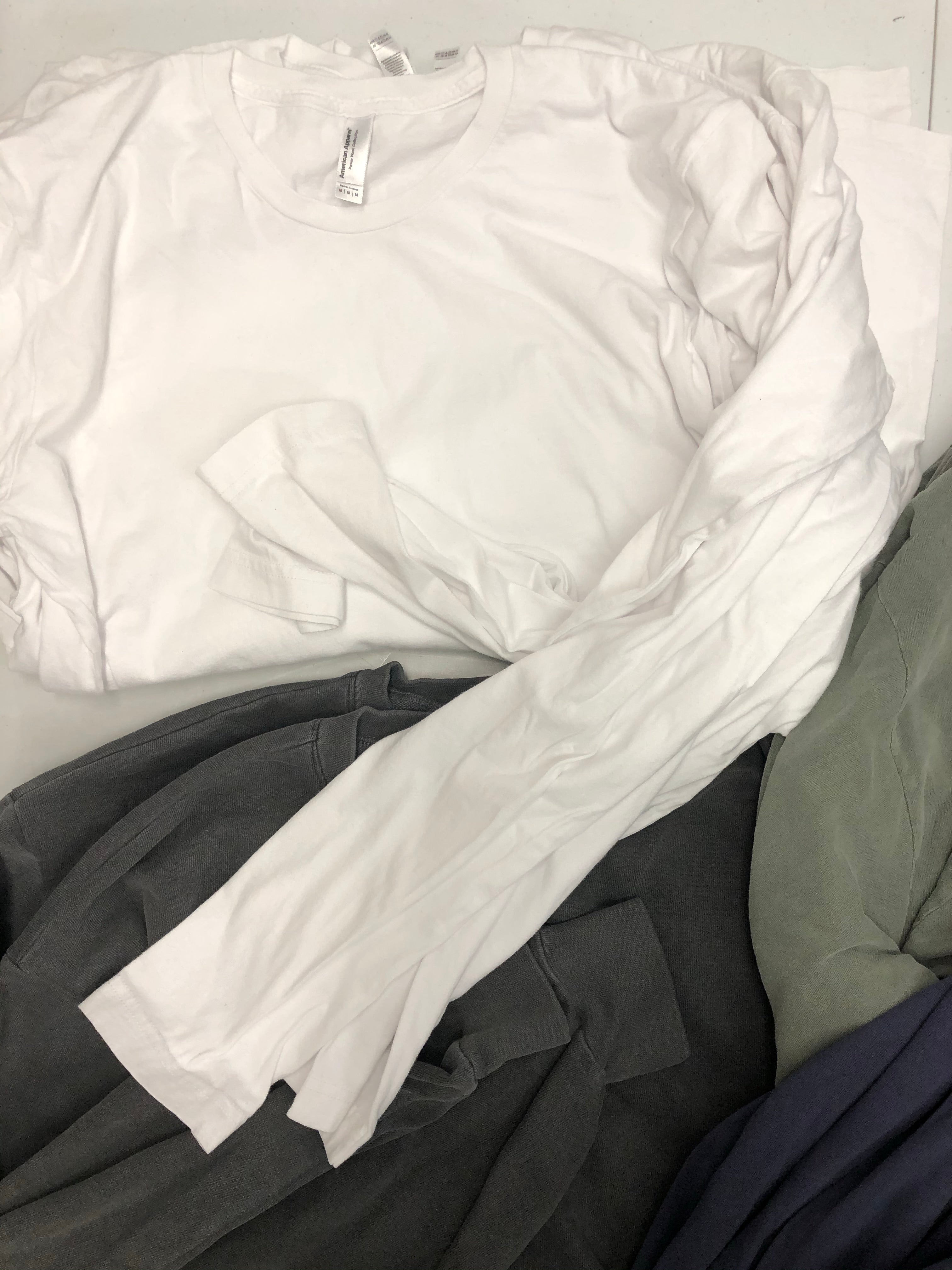 Men's Clothing Tops Wholesale Lot, AMERICAN APPAREL ONLY, 28 Items, Shelf Pulls, MSRP $1,080
