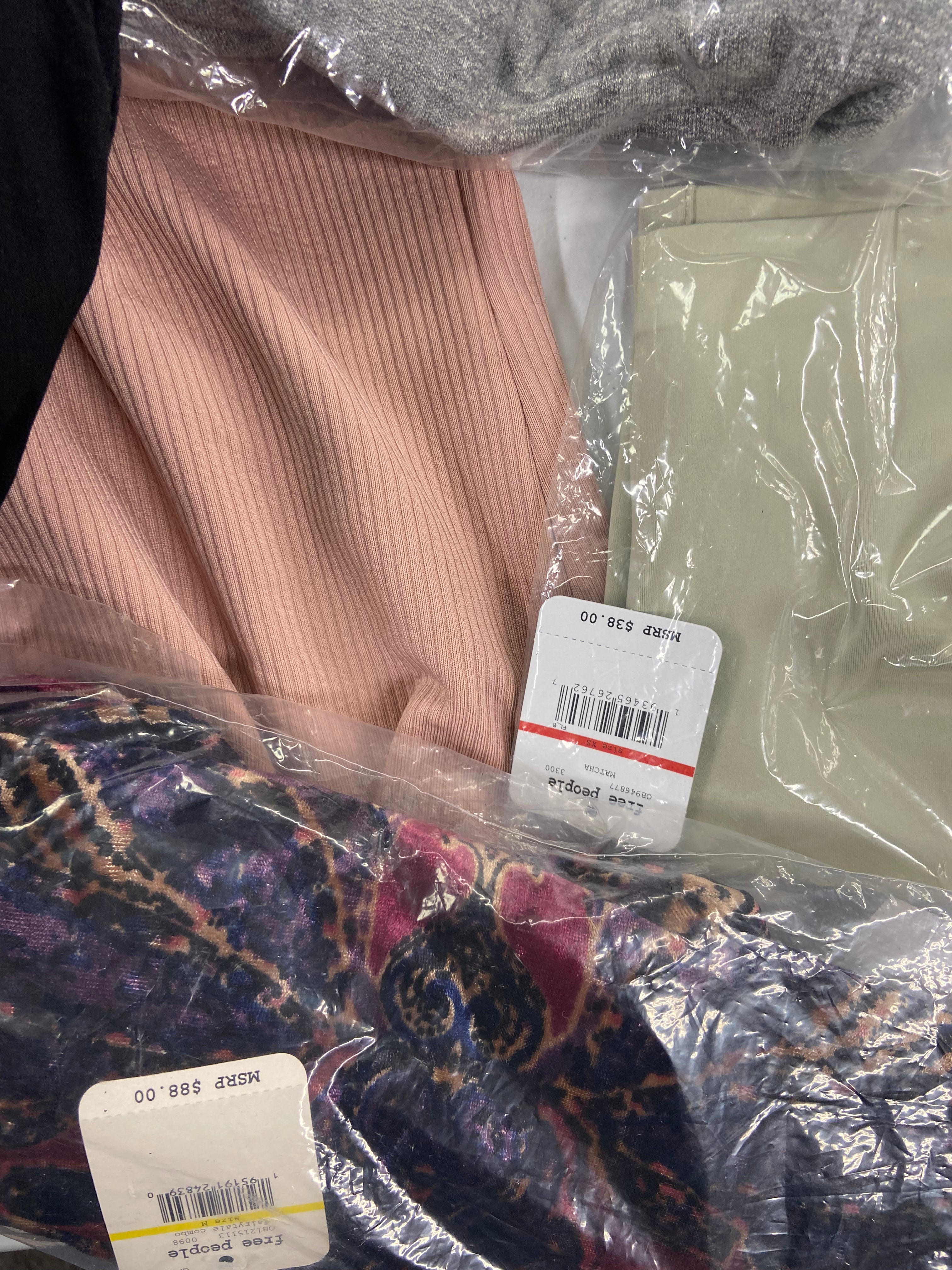 Women's Clothing Assorted Wholesale Lot, THEORY, SPLENDID, SANCTUARY, CALVIN KLEIN, FREE PEOPLE, JOCKEY and more, 18 items, Shelf Pulls, MSRP $1,446